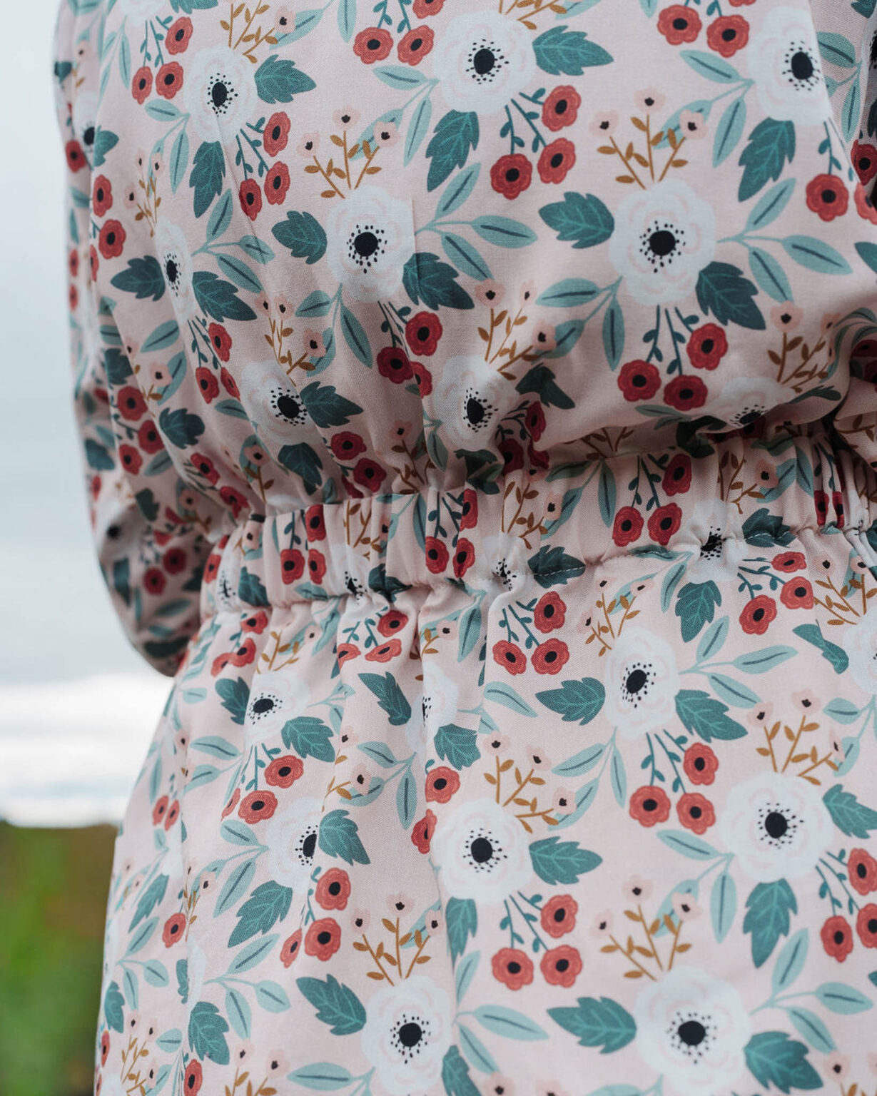 Sewing Kit - Liv Blouse in Anemone or Charm Viscose Fabric