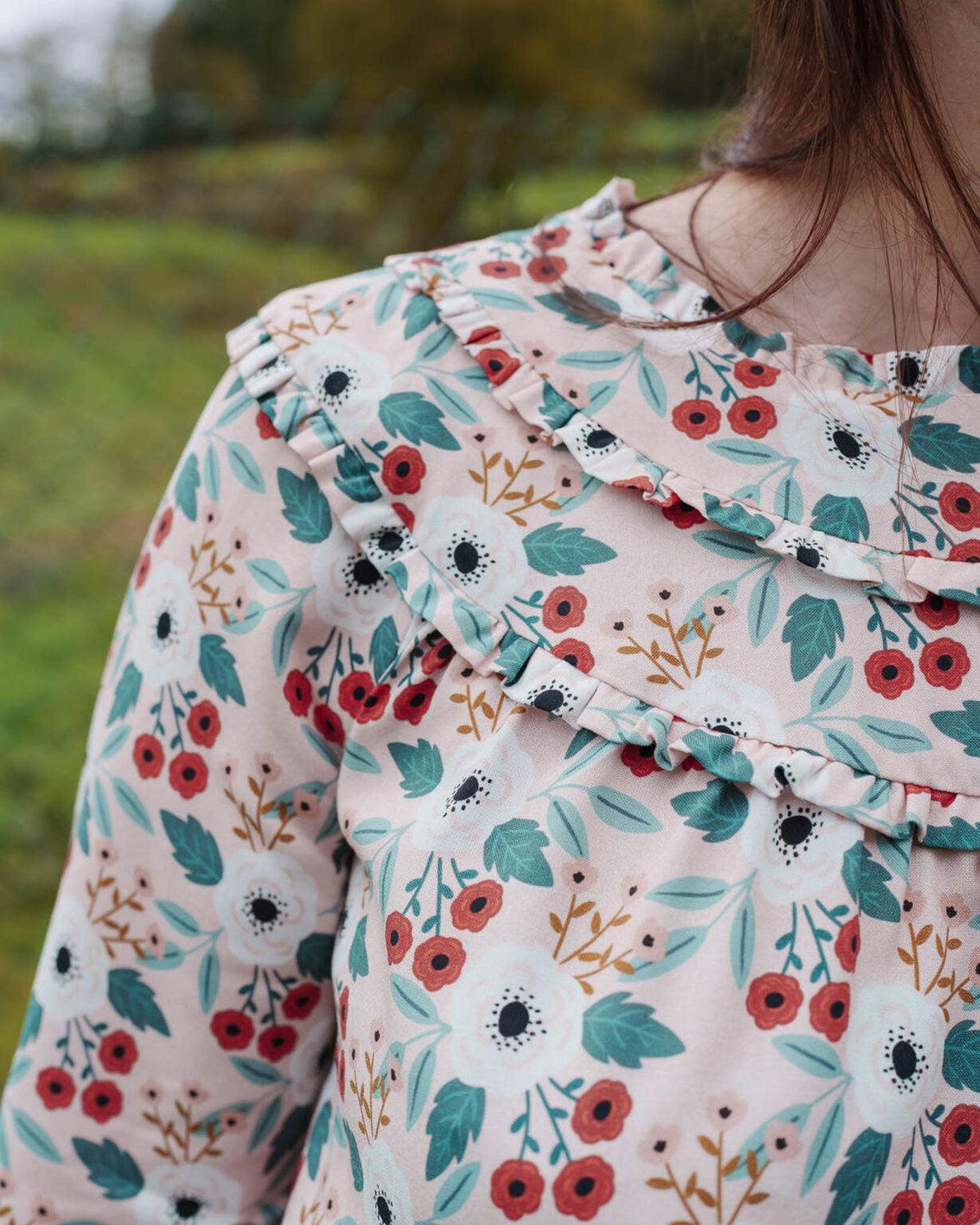 Lise Tailor - Anemone Viscose Fabric with LENZING™ ECOVERO™ fibres