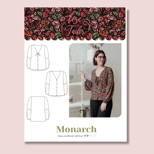 Lise Tailor - Monarch Blouse Sewing Pattern
