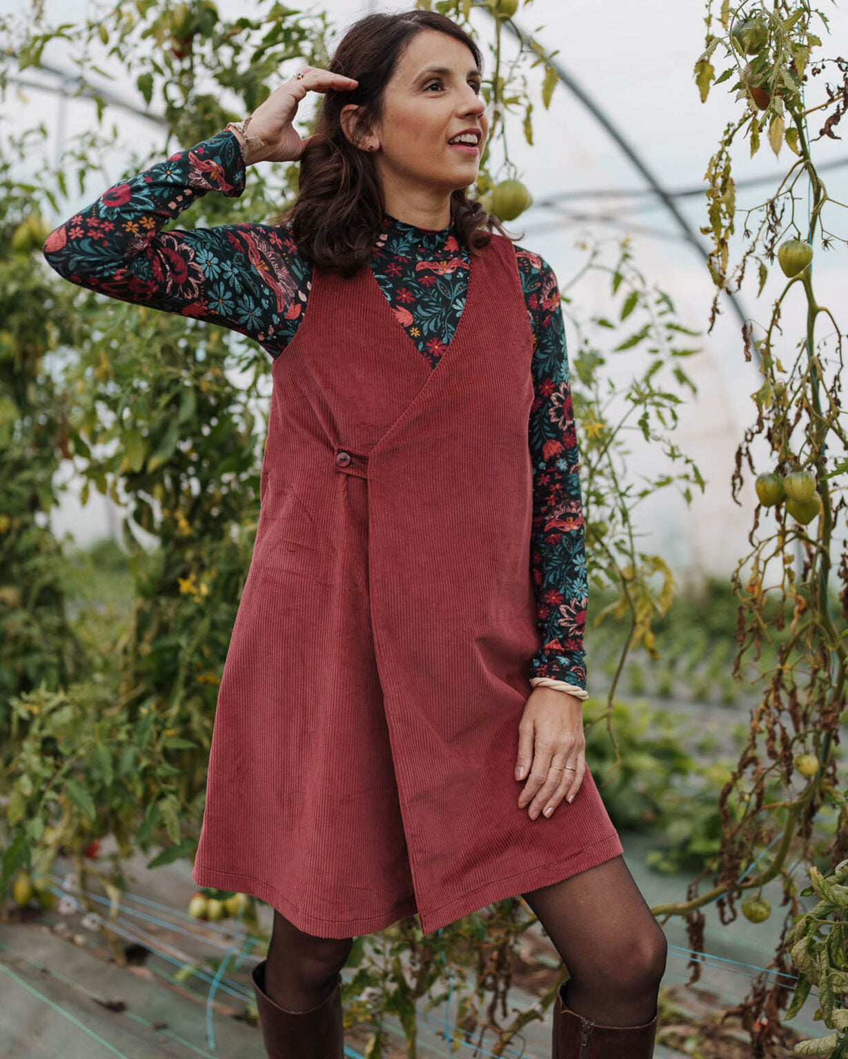 Lise Tailor - The Midnight Garden (Matrioshka) Viscose Jersey Fabric