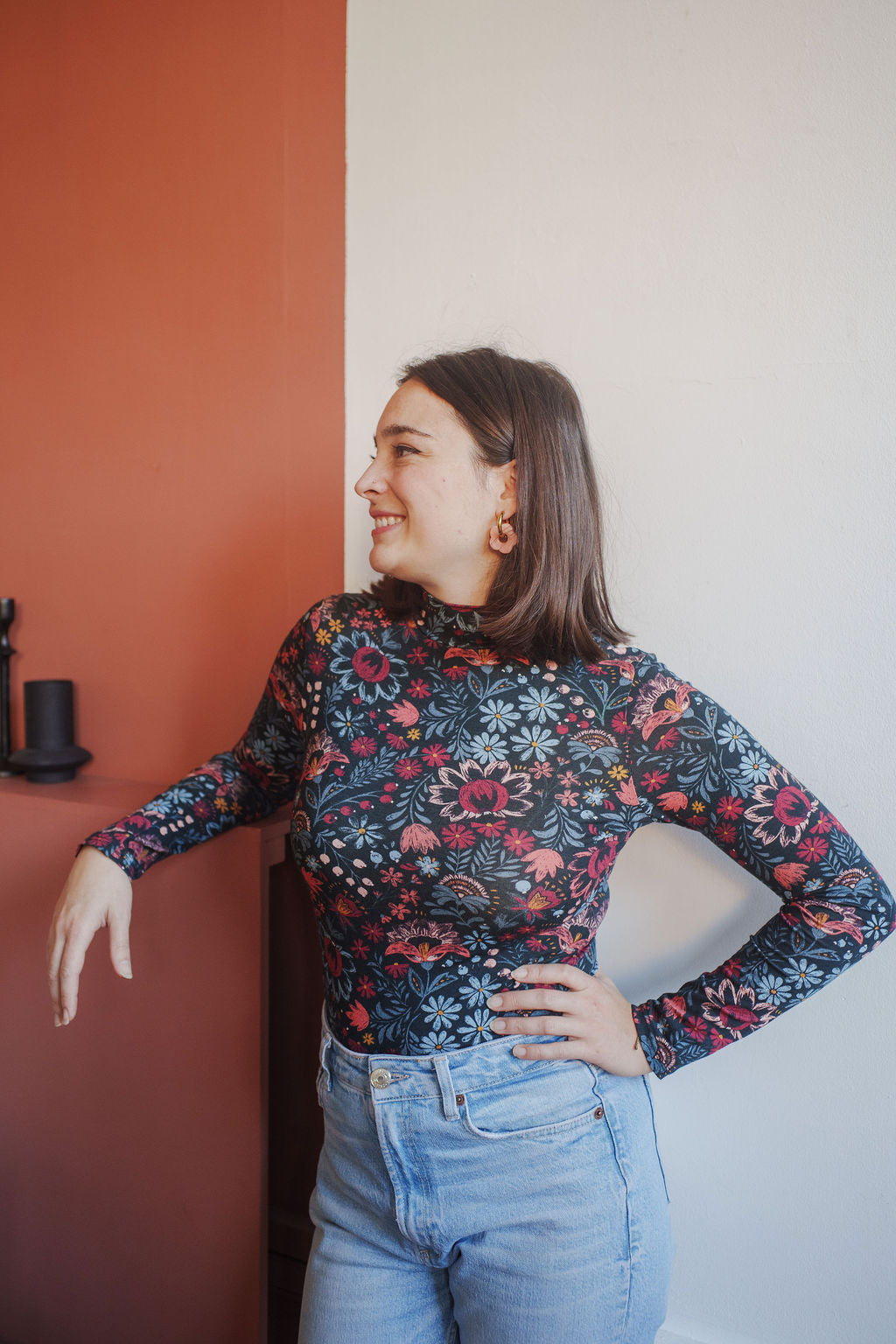 Lise Tailor - The Midnight Garden (Matrioshka) Viscose Jersey Fabric