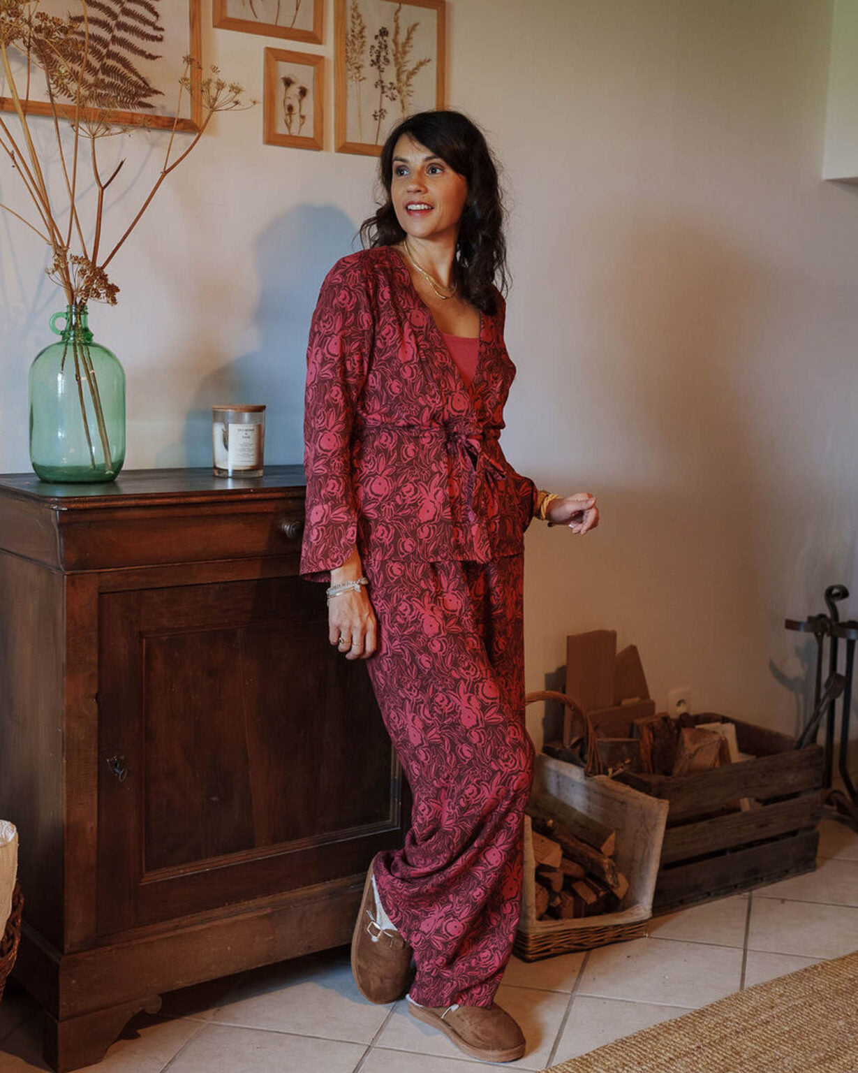 Sewing Kit - Liv Blouse in Anemone or Charm Viscose Fabric