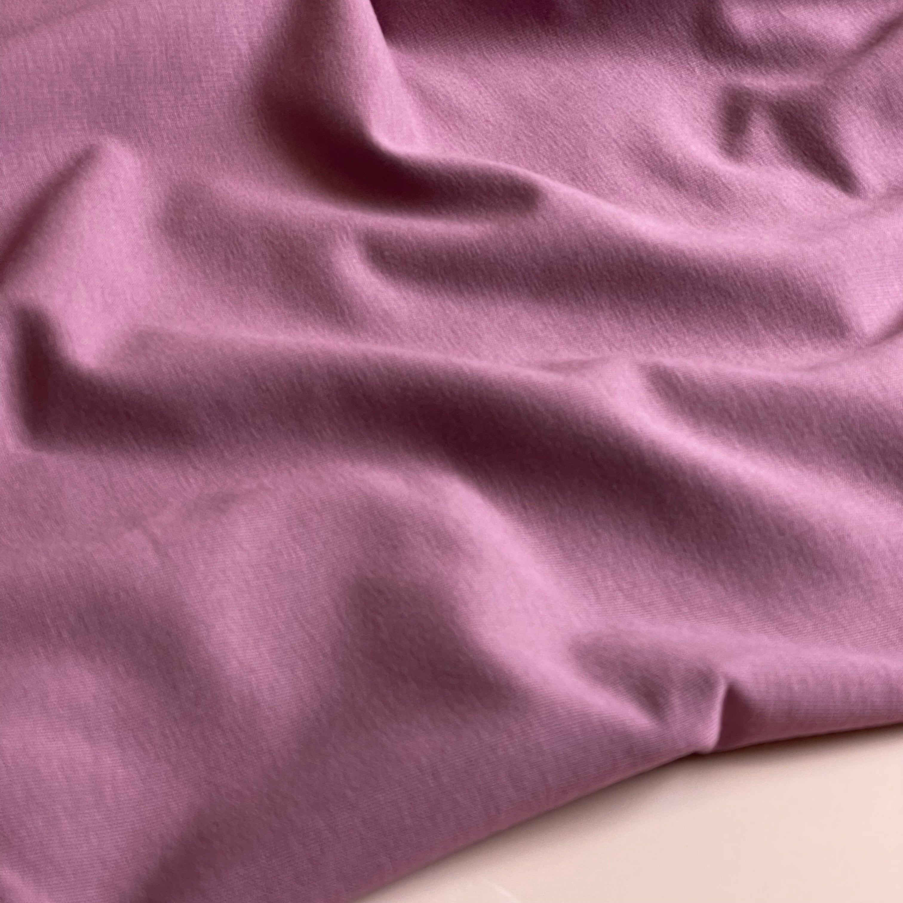 Looped Back French Terry in Mauve
