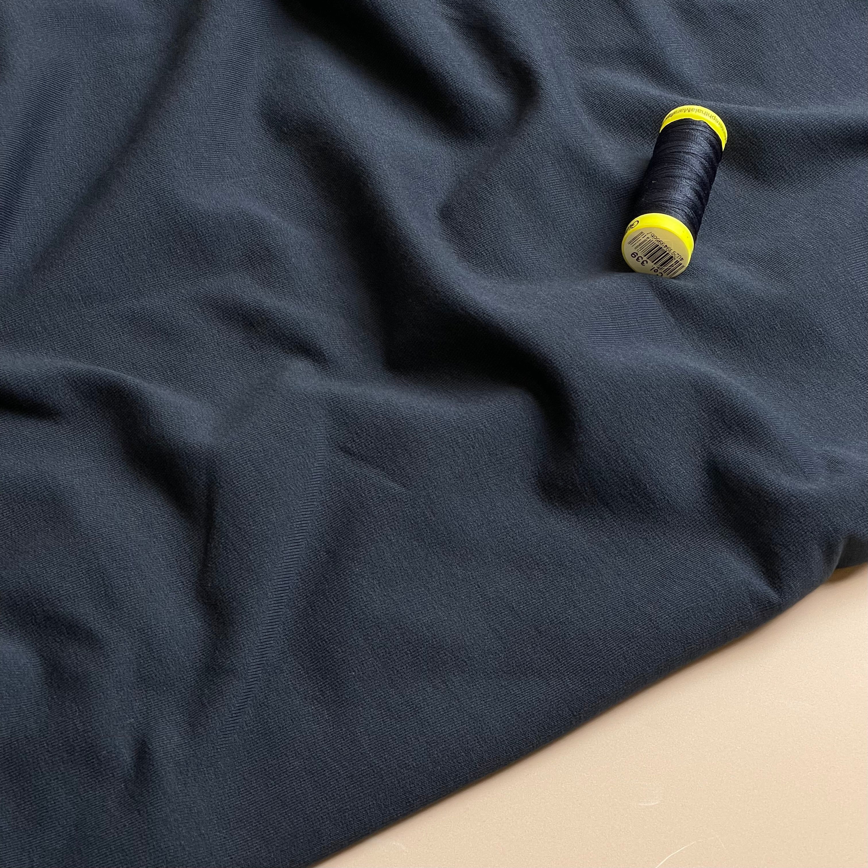 Brushed Sweat-shirting in Navy