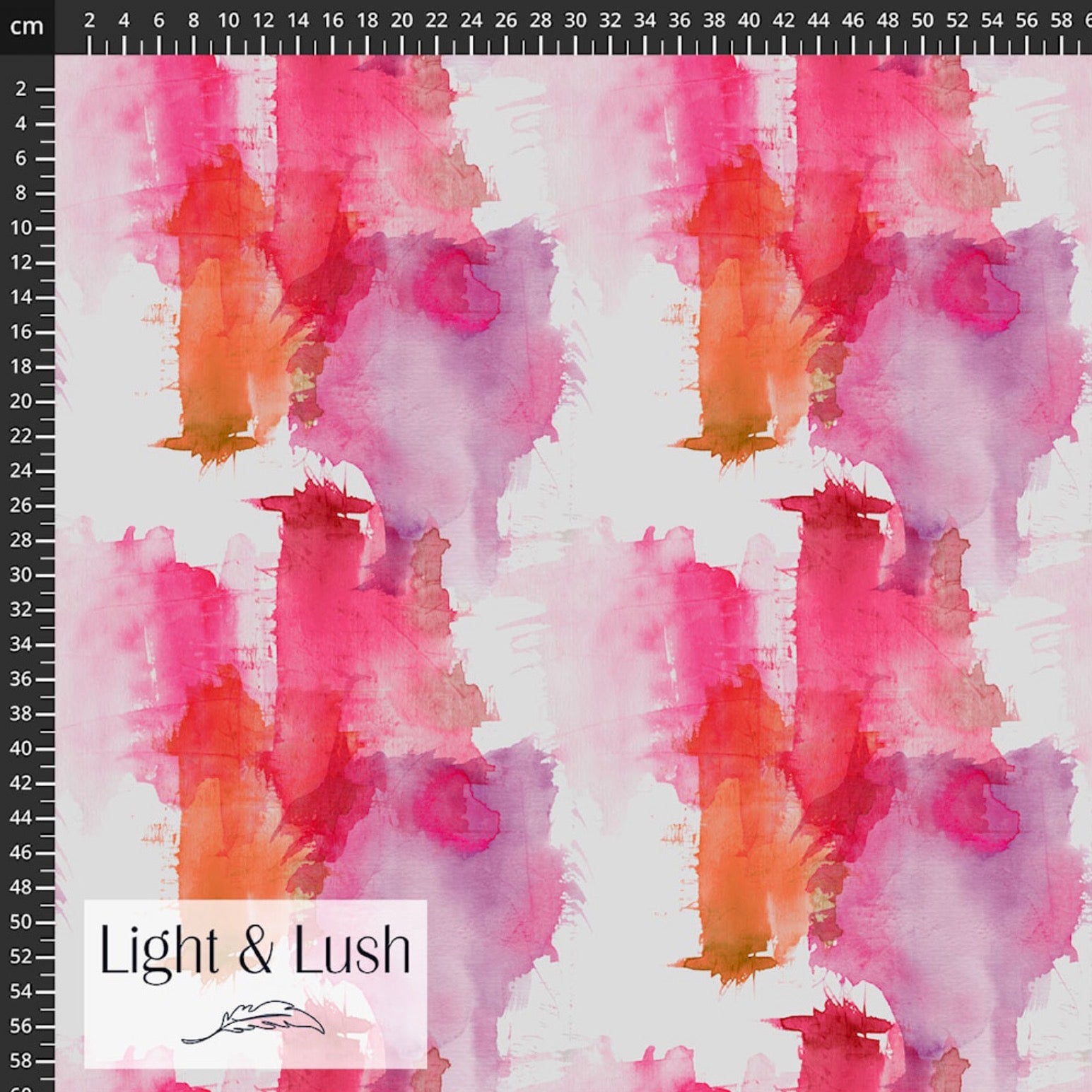 Light & Lush - Watercolour Paintwash Viscose Twill Fabric