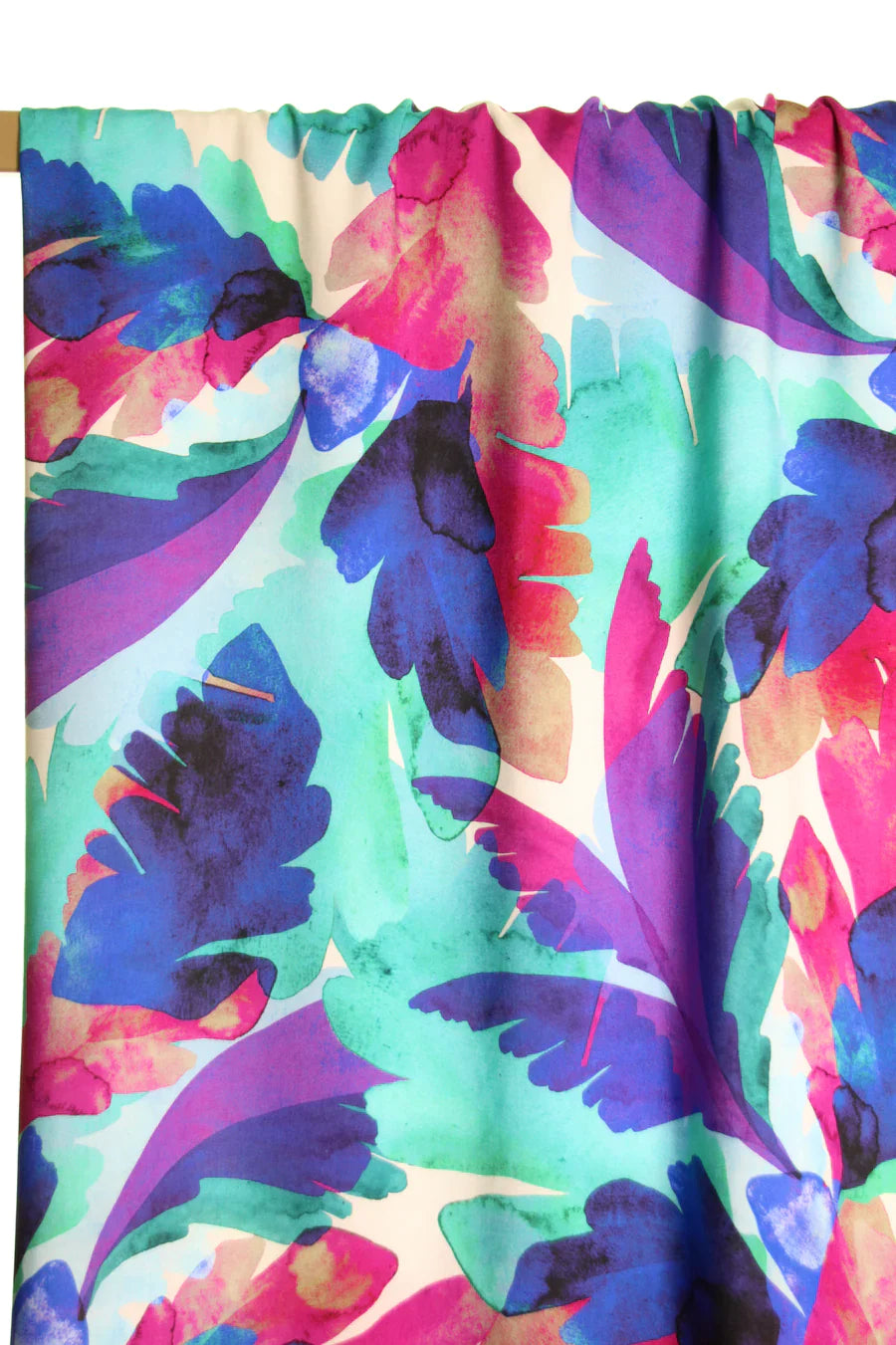 REMNANT 1.36 Metres - Atelier Jupe - Bright and Colourful Viscose Fabric