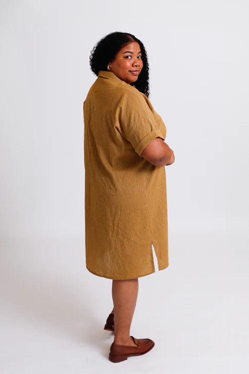 Sewing Kit - RIVI Blouse & Dress in Cotton or Linen fabrics (multiple choice of colours & stripes)