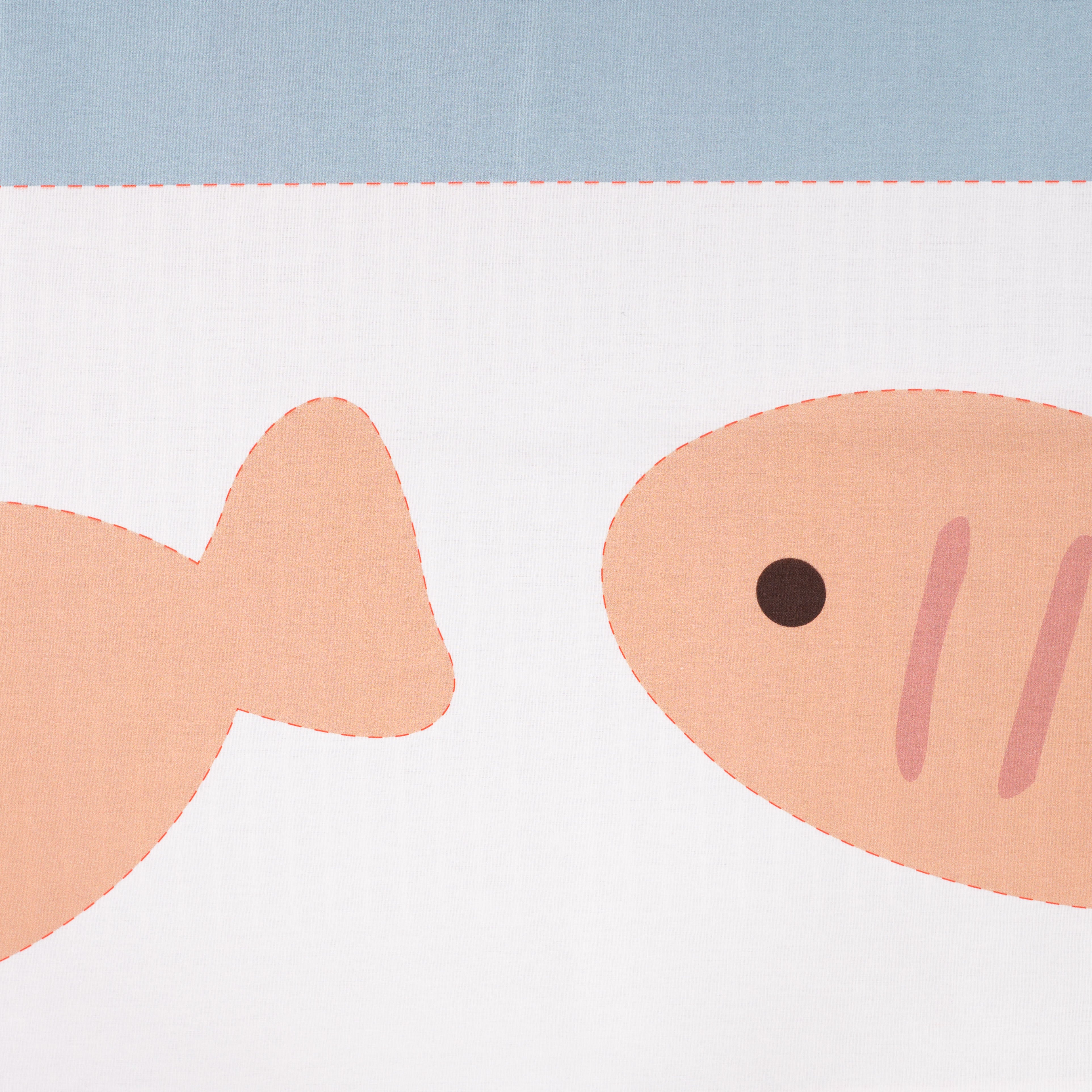 Sea Life Cotton Poplin Blanket and 3D Soft Toys Sewing Panel Print