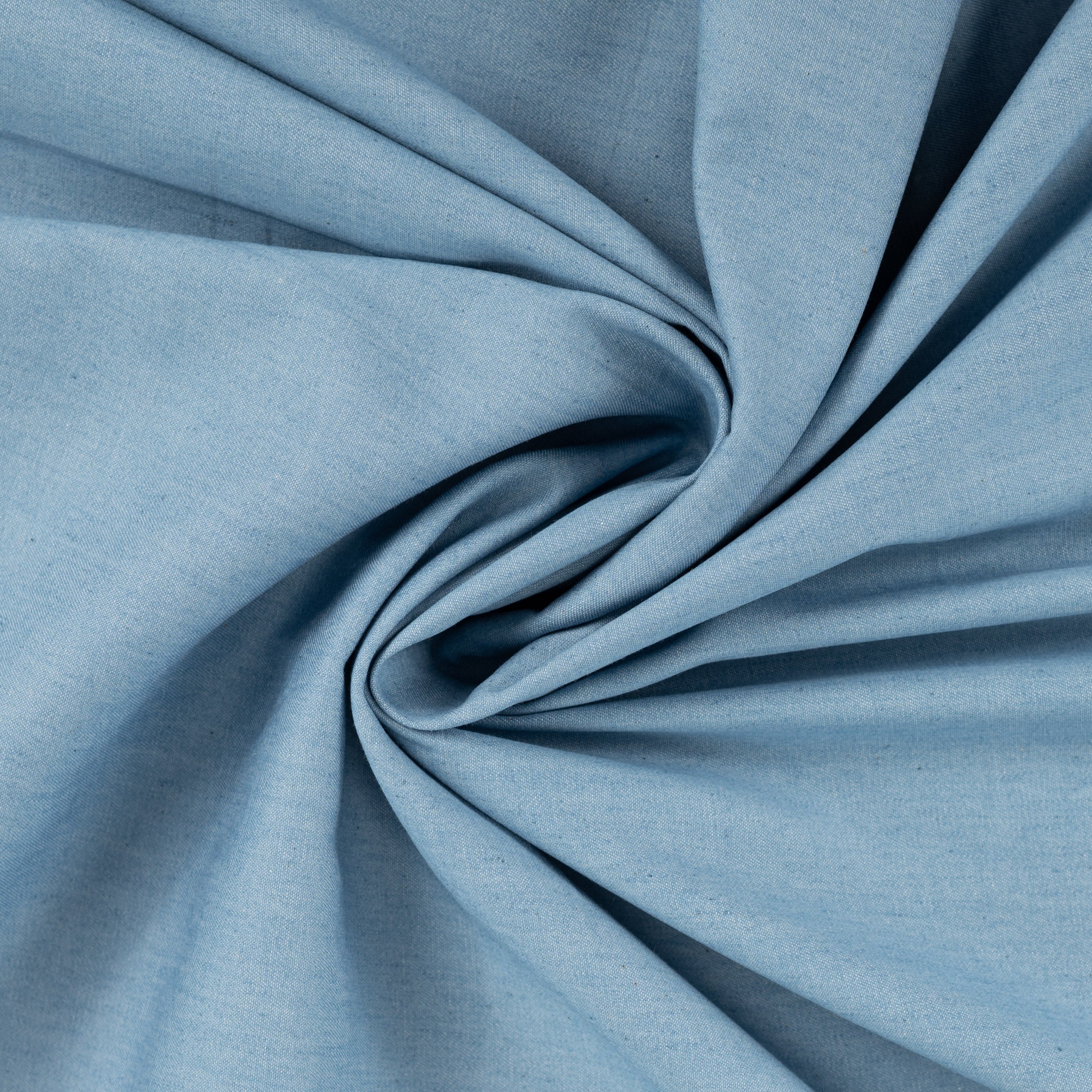 Dusty Blue Lightweight Denim Fabric