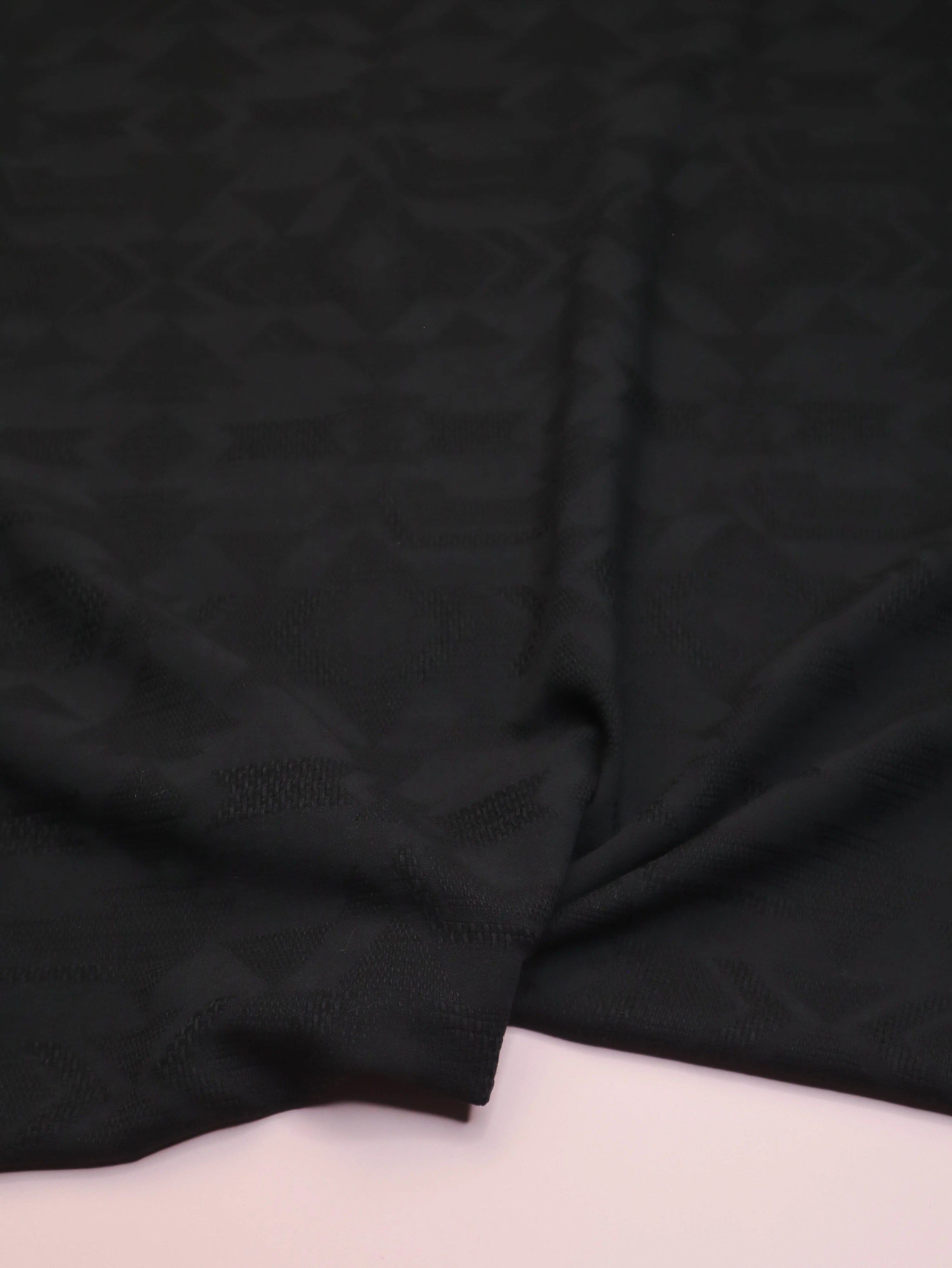 Meet MILK - VITA Jacquard ECOVERO™ Viscose + Cotton in Black