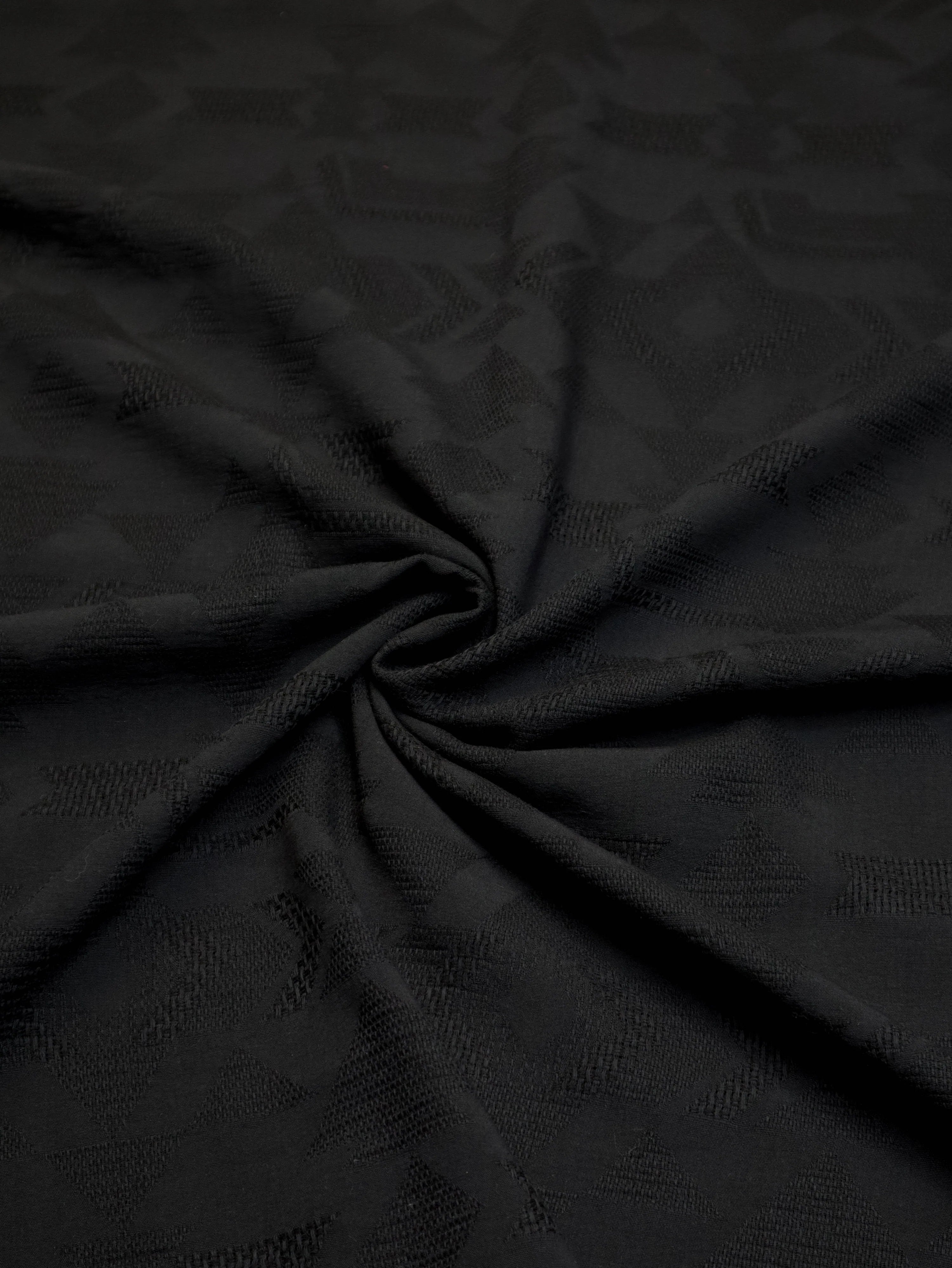 Meet MILK - VITA Jacquard ECOVERO™ Viscose + Cotton in Black