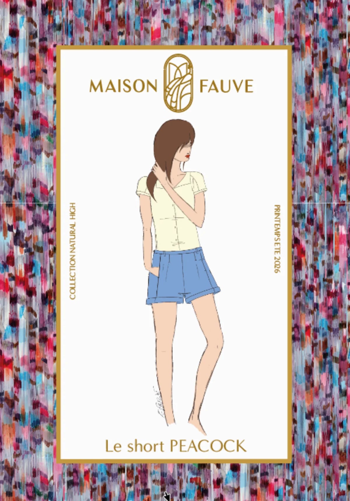 Maison Fauve - PEACOCK Shorts Paper Sewing Pattern