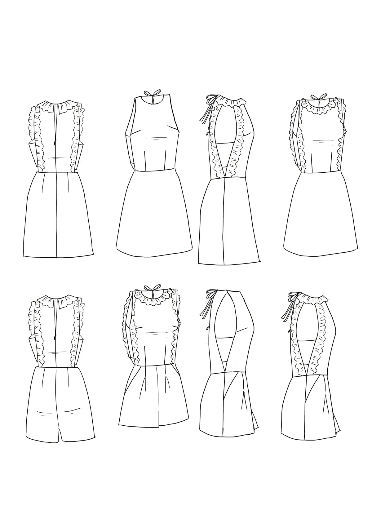 Maison Fauve - LUZ Dress/Playsuit Paper Sewing Pattern