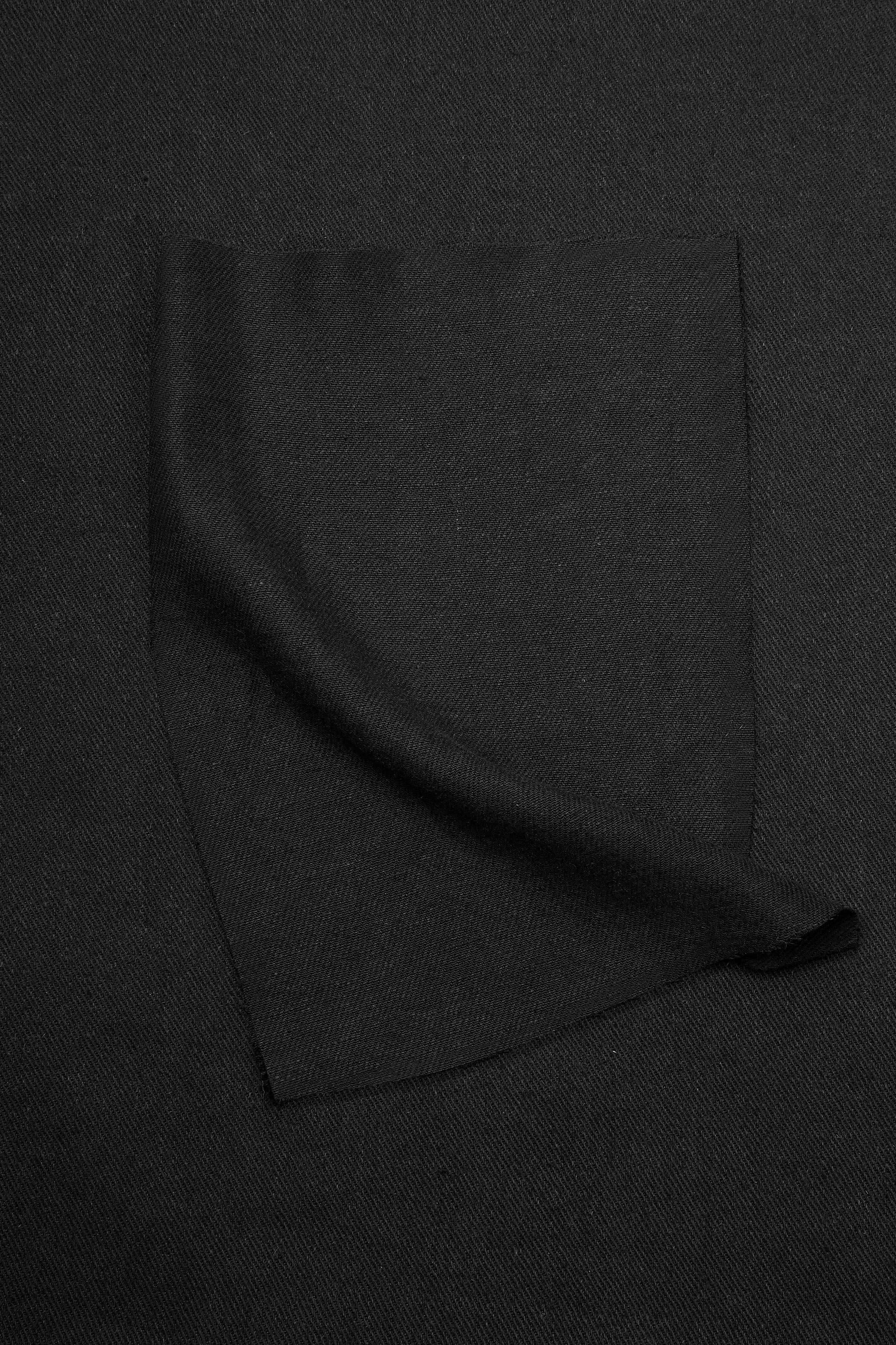 Atelier Brunette - Linen Viscose LivaEco™ Twill Fabric in Black