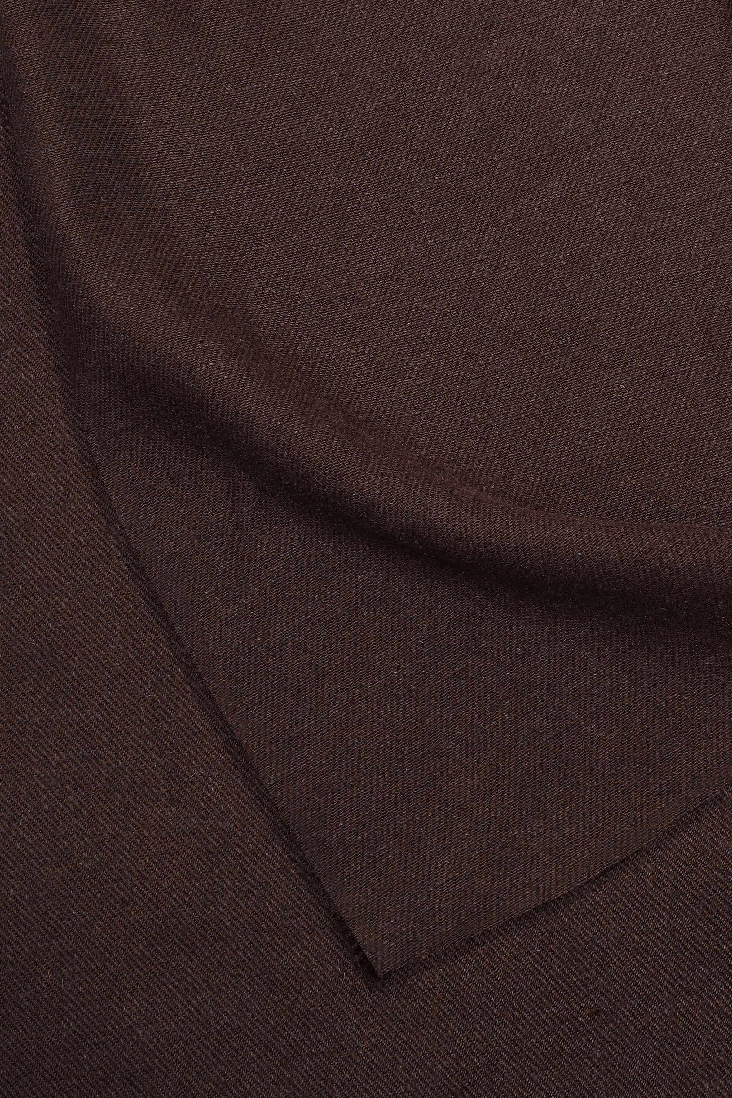 Atelier Brunette - Linen Viscose LivaEco™ Twill Fabric in Oat Chocolate