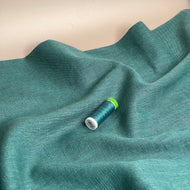 Breeze Lagoon - Enzyme Washed Pure Linen Cotton Fabric