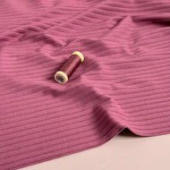 Berry Cotton Ribbed Jersey