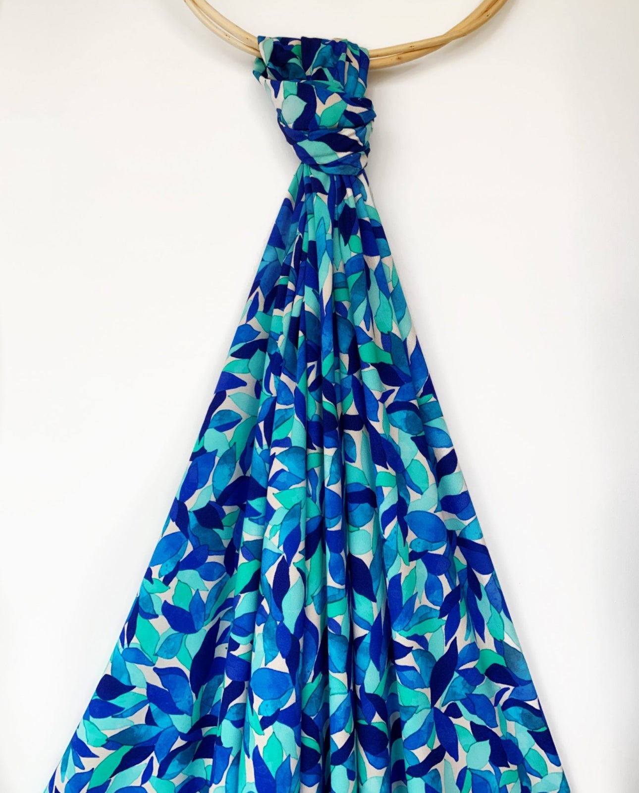 REMNANT 1 Metre - My Dress Made - Azurite Viscose Crepe Fabric