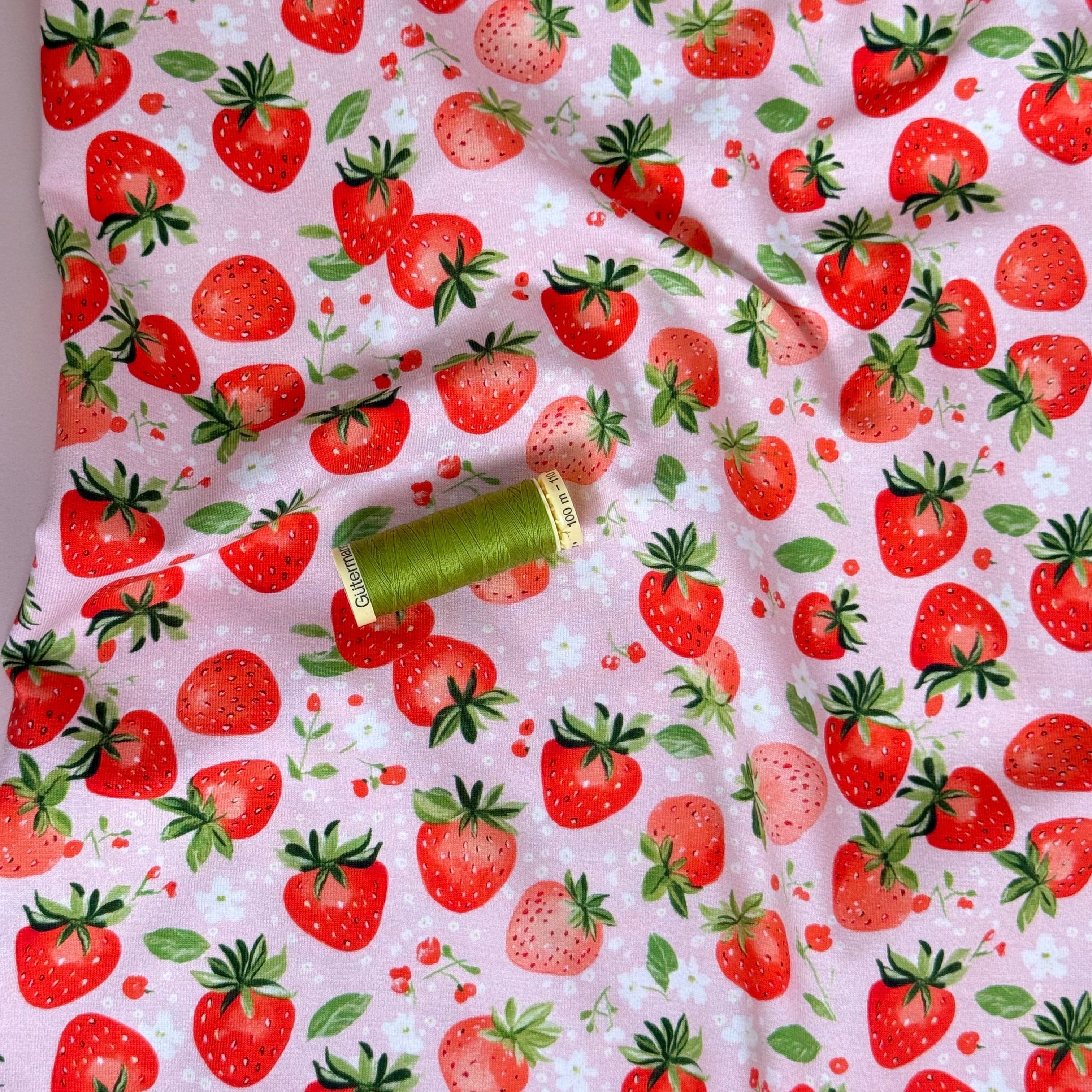 Danish Design - Strawberries Cotton Jersey