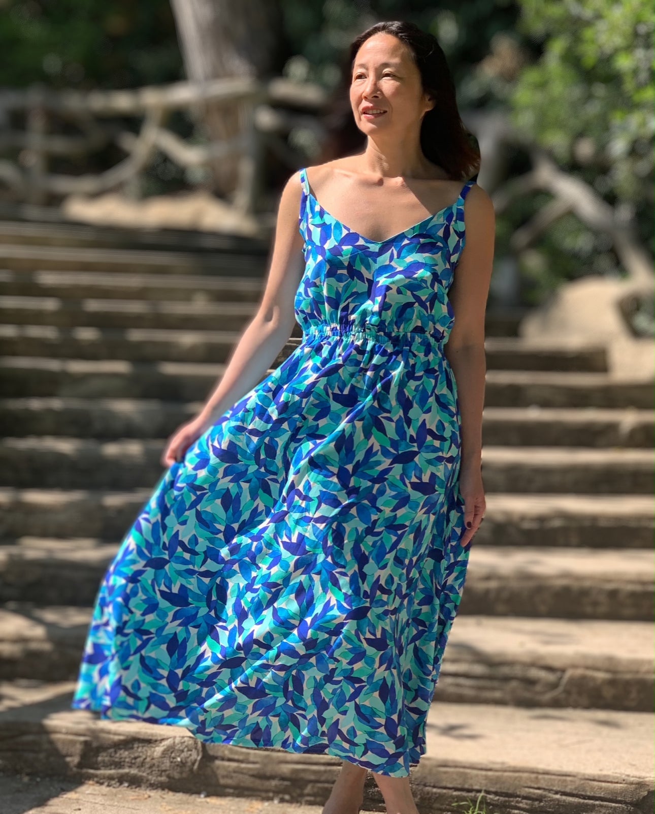 REMNANT 1 Metre - My Dress Made - Azurite Viscose Crepe Fabric