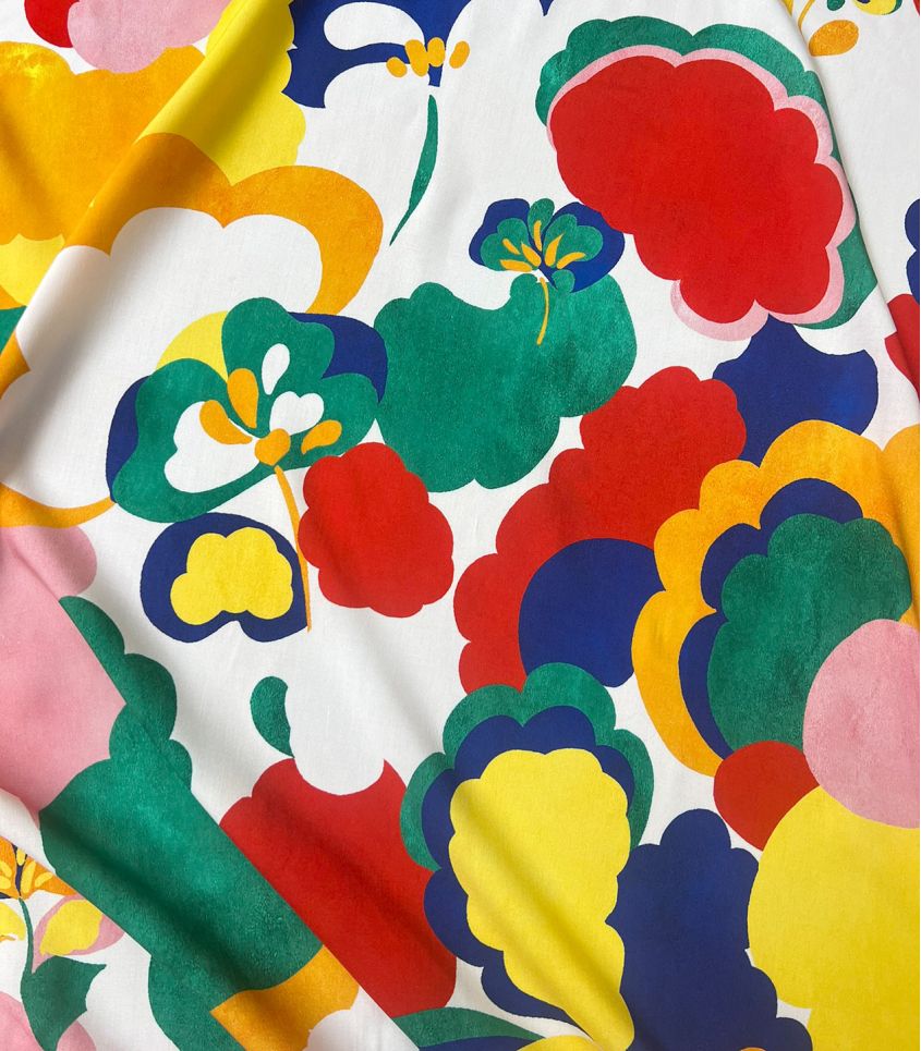 Cousette - Flora Viva Viscose Fabric