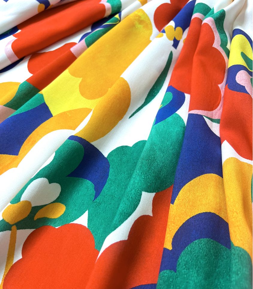 Cousette - Flora Viva Viscose Fabric