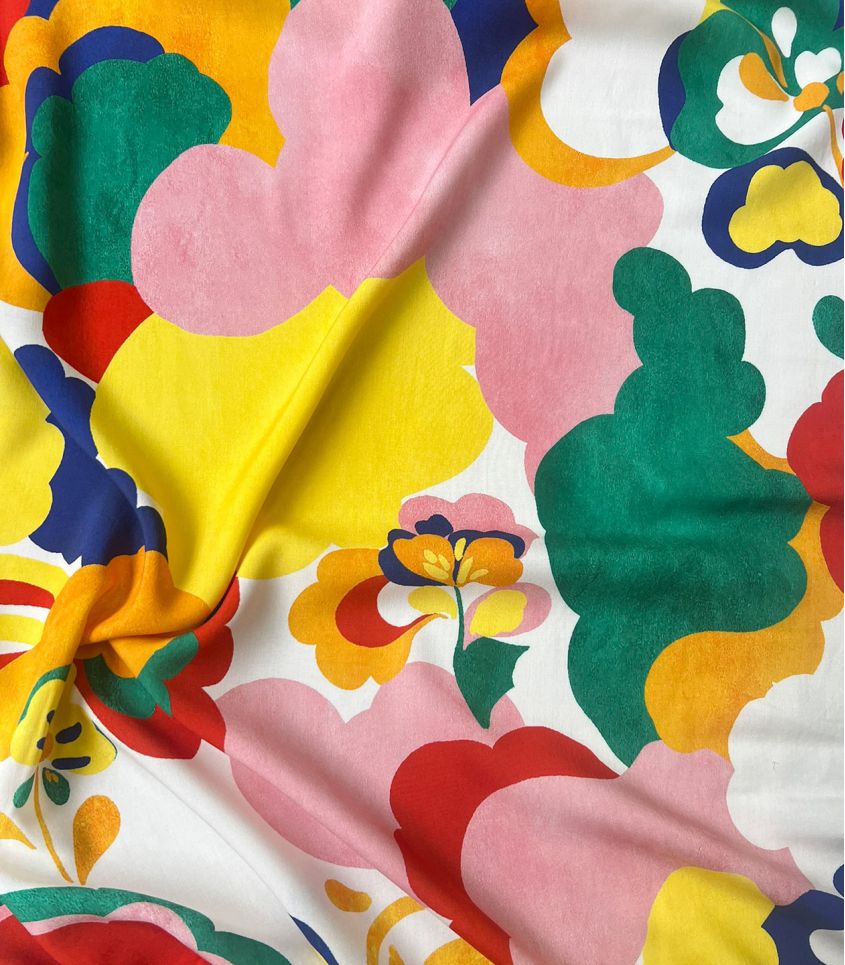 Cousette - Flora Viva Viscose Fabric