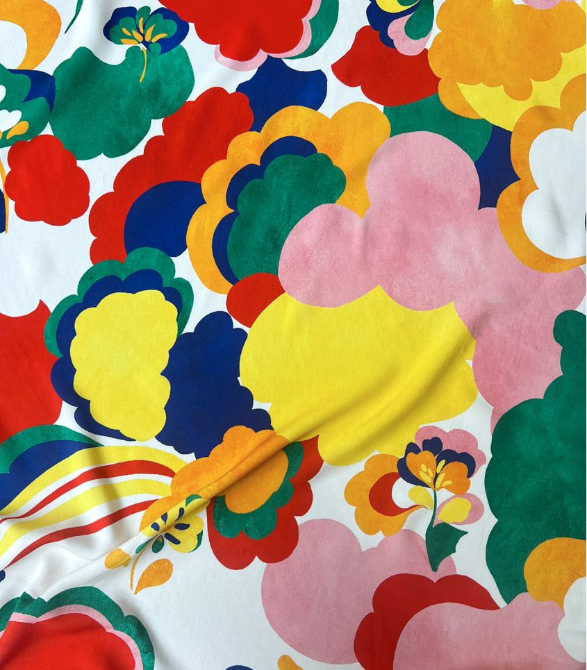 Cousette - Flora Viva Viscose Fabric