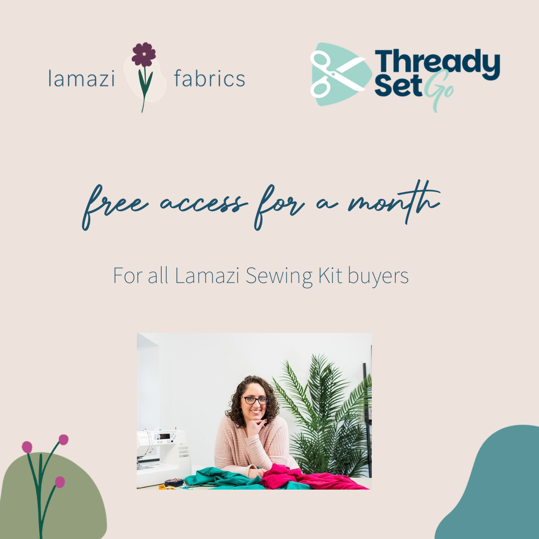 Lamazi Makers Club - May Luxury - Sewing Kit (Multiple Options) with FREE access to ThreadySetGo