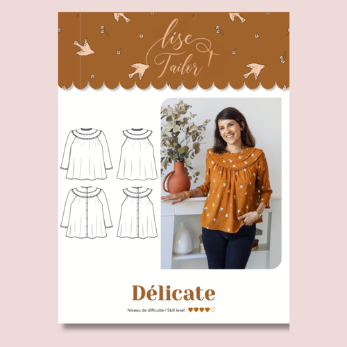 Lise Tailor - Delicate Blouse Sewing Pattern