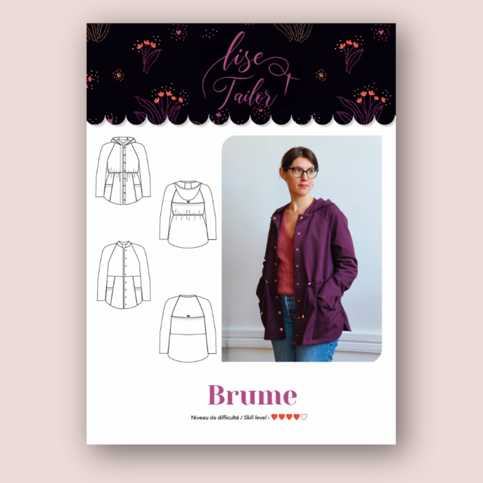 Lise Tailor - Brume Parka Sewing Pattern