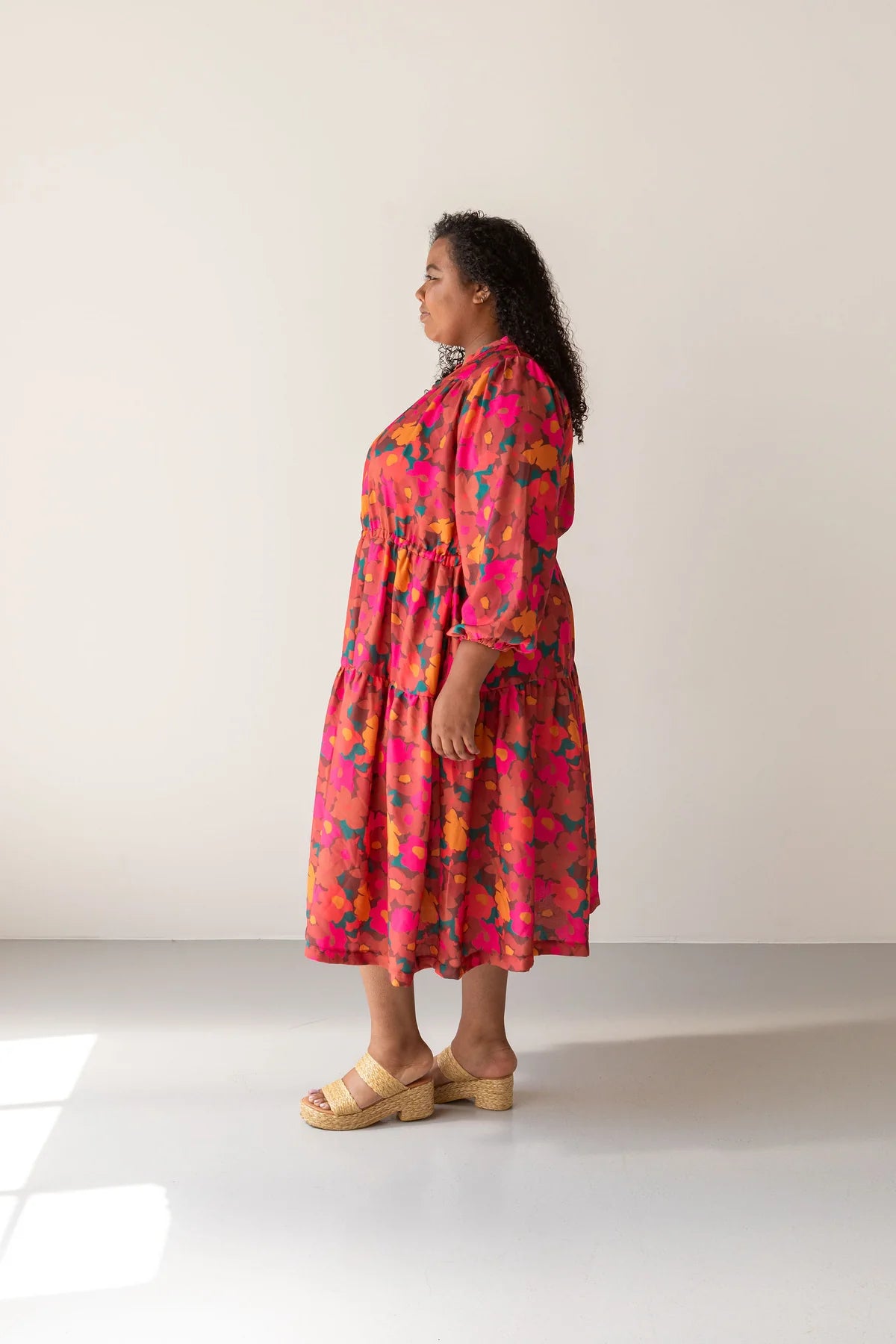 Sewing Kit - The CANYON Dress & Top in Vintage Lace Linen Viscose Blend