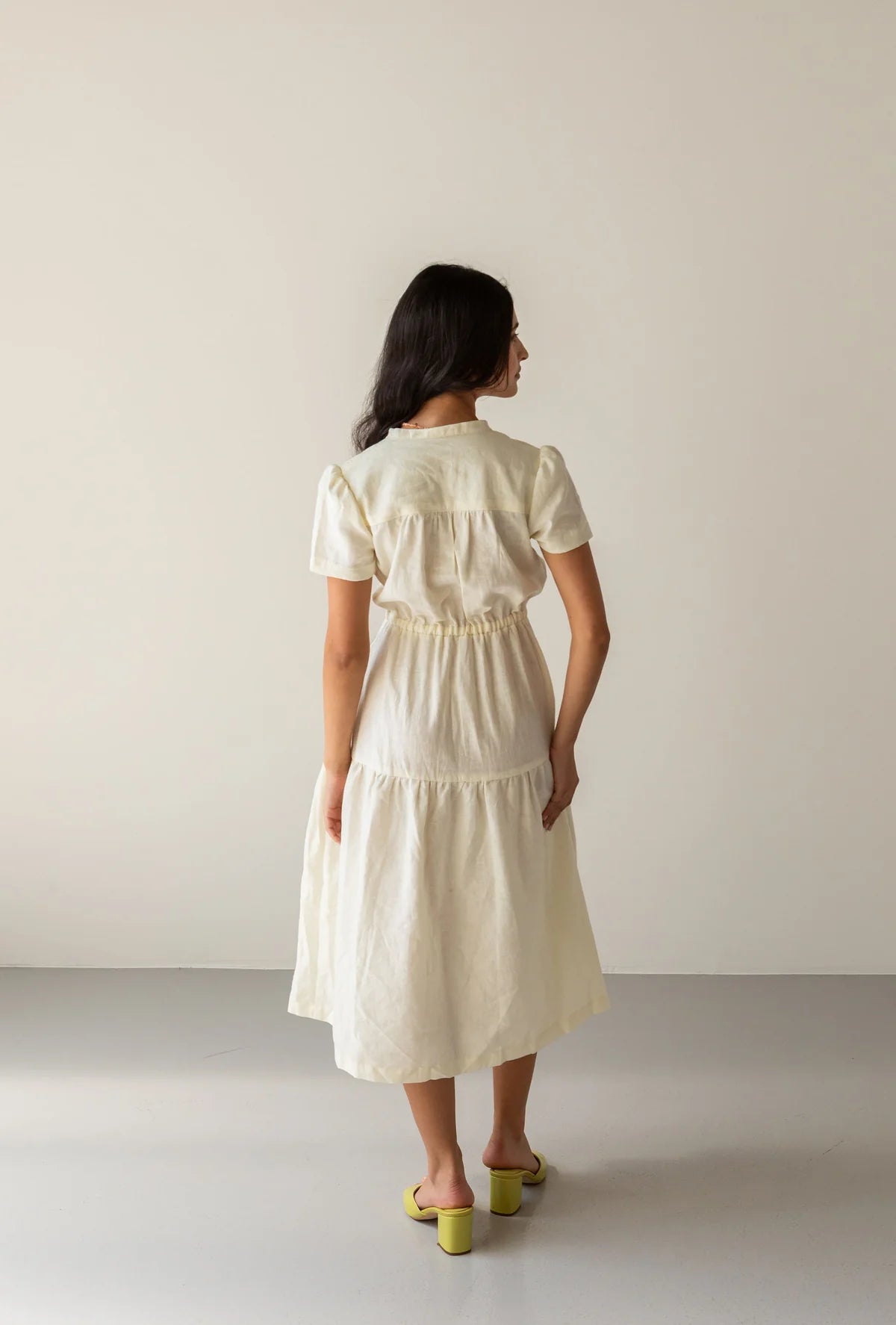 Sewing Kit - The CANYON Dress & Top in Vintage Lace Linen Viscose Blend