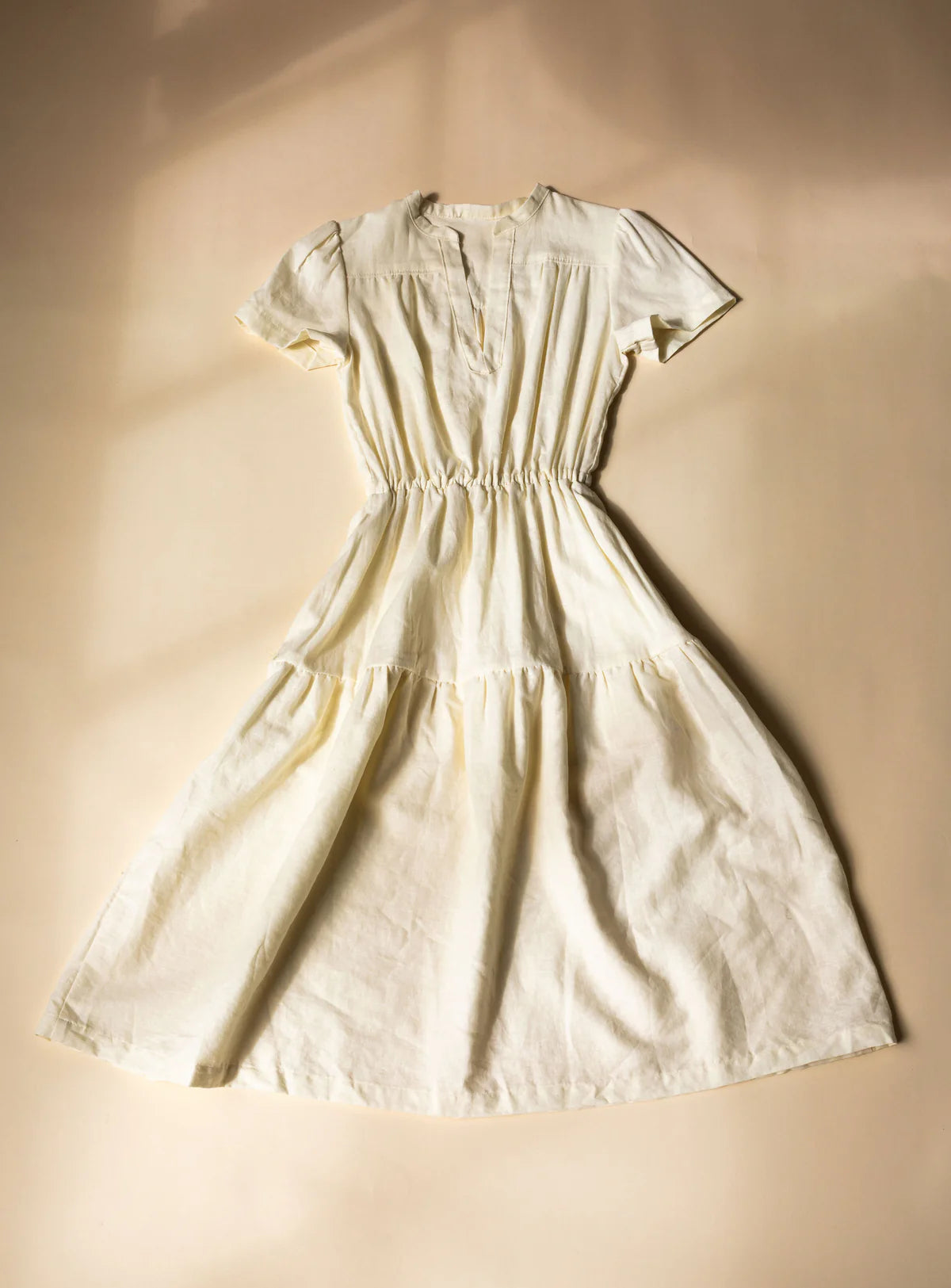 Sewing Kit - The CANYON Dress & Top in Vintage Lace Linen Viscose Blend