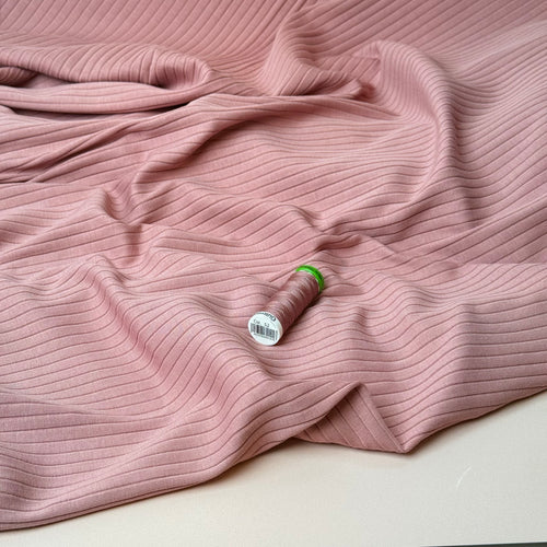 Light Thistle Cotton Ribbed Jersey