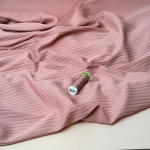 Light Thistle Cotton Ribbed Jersey