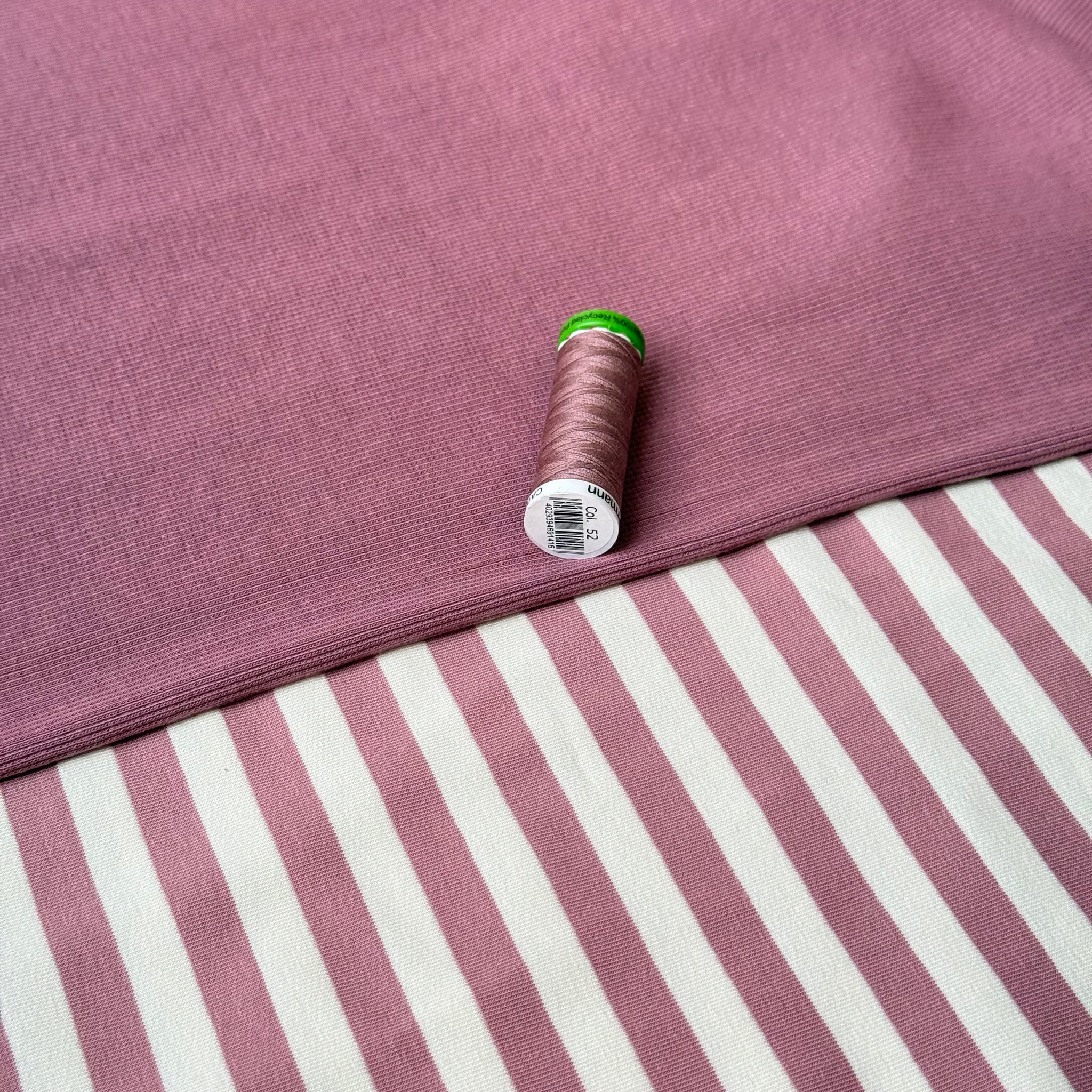 Organic Ribbing Pattern Pink Organic Ribbed Tubular Cuff Ribbing – Lamazi Fabrics