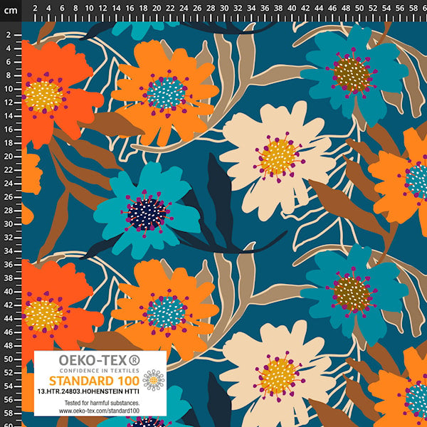 Danish Design - Big Flowers Cotton Jersey