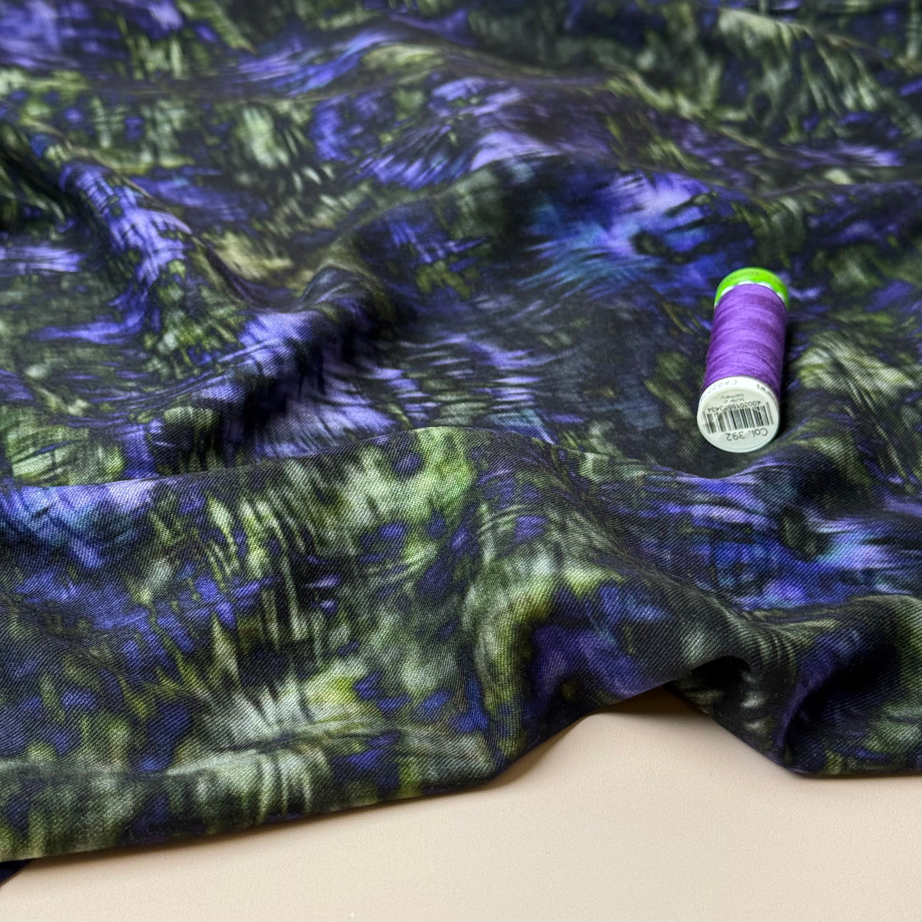 Light & Lush - Hazy Night Viscose Twill Fabric