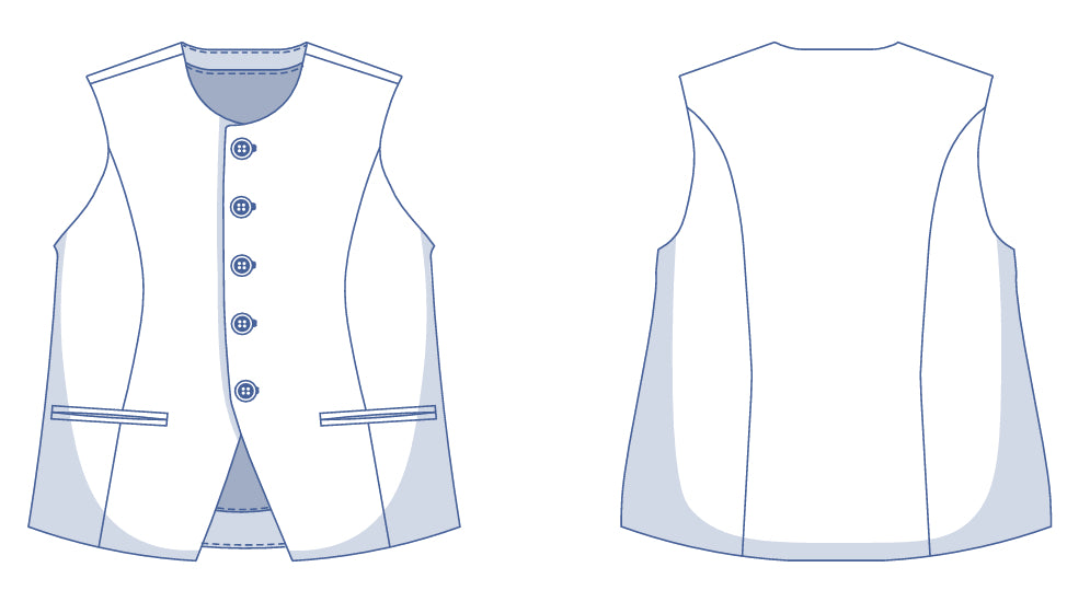 Fibre Mood - SOLARIS Vest Sewing Pattern