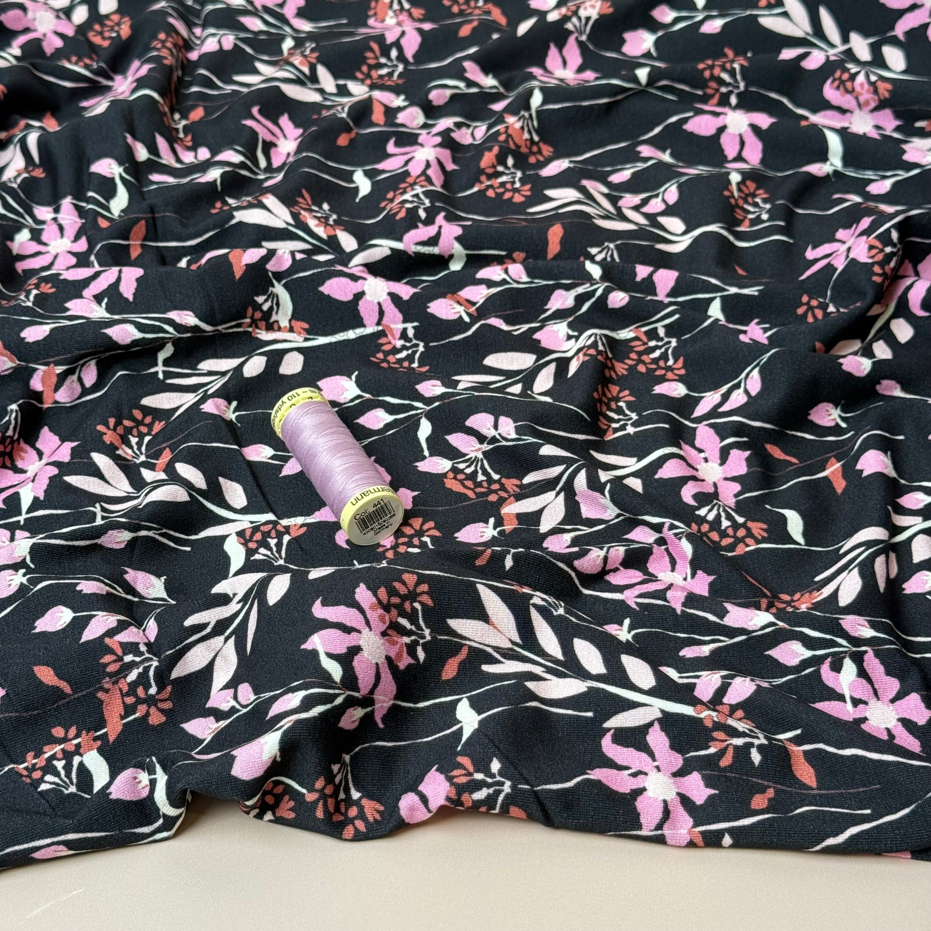 Danish Design - Lilac Flower Field ECOVERVO™ Viscose Jersey