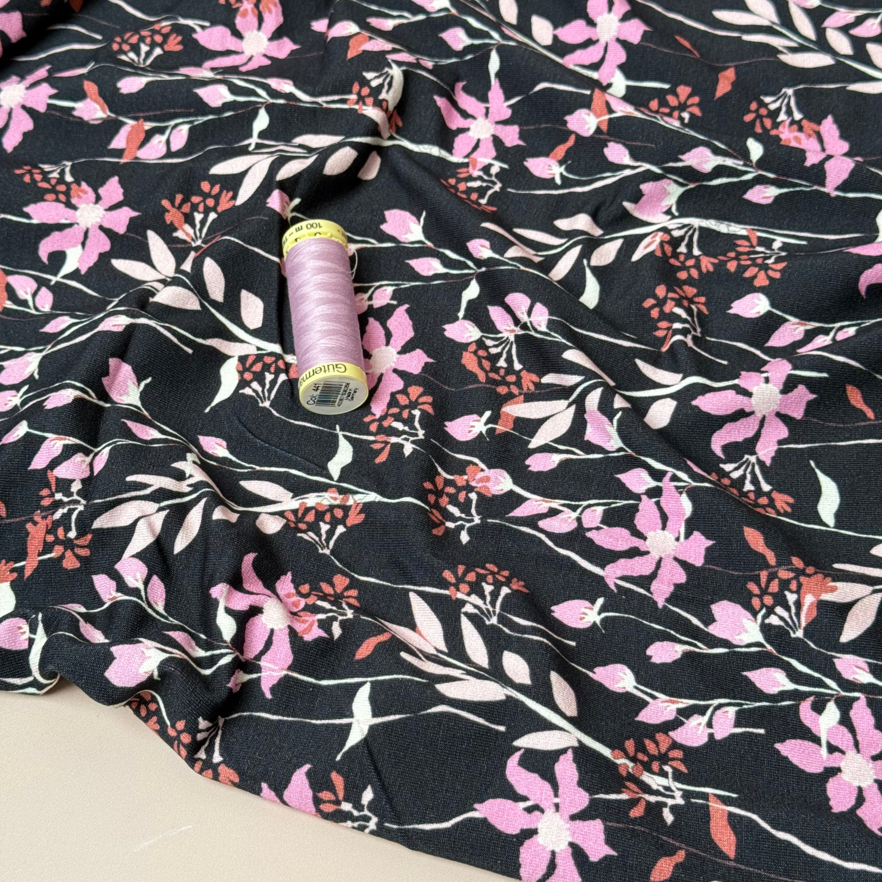 Danish Design - Lilac Flower Field ECOVERVO™ Viscose Jersey