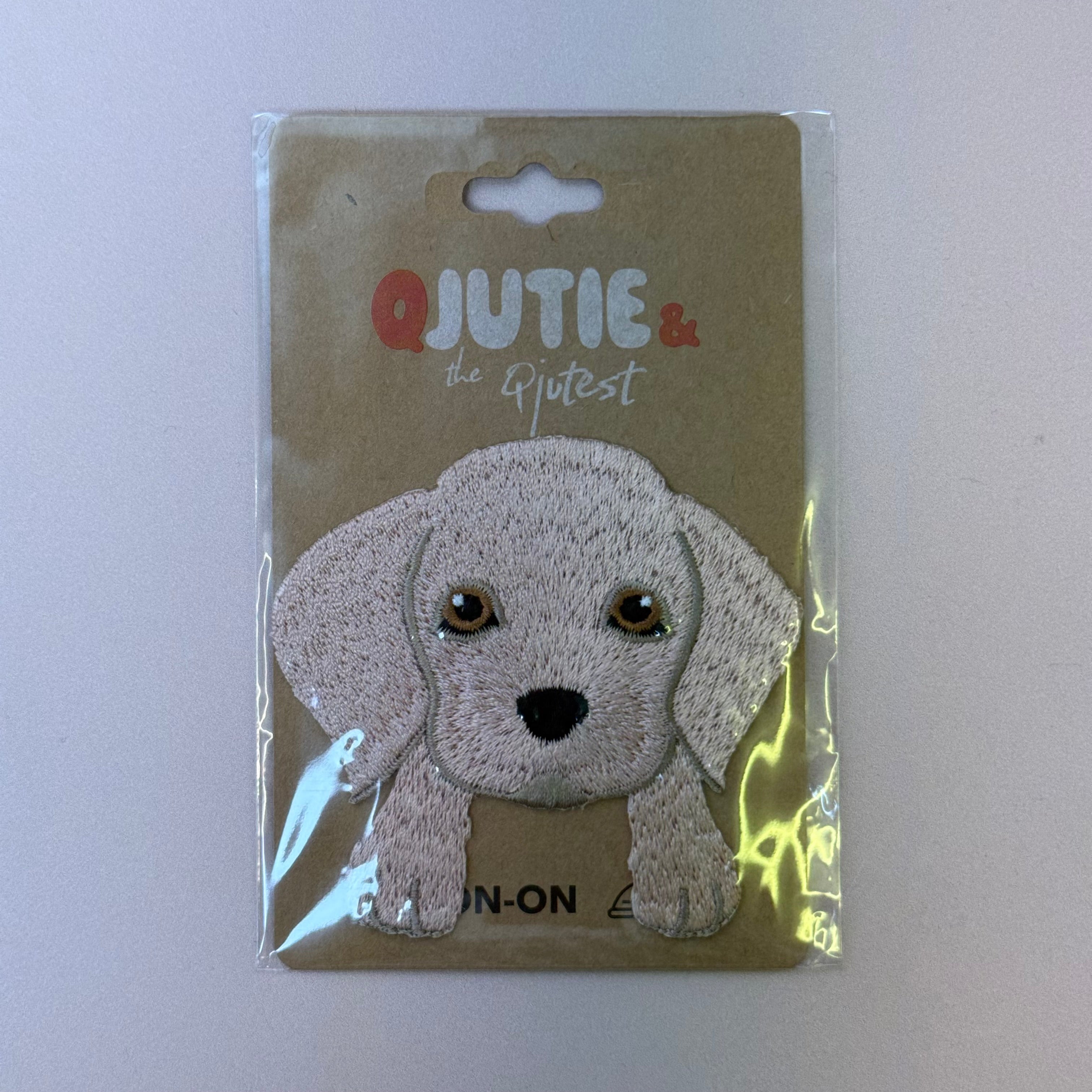 Iron on Patch - Cuddly Puppy