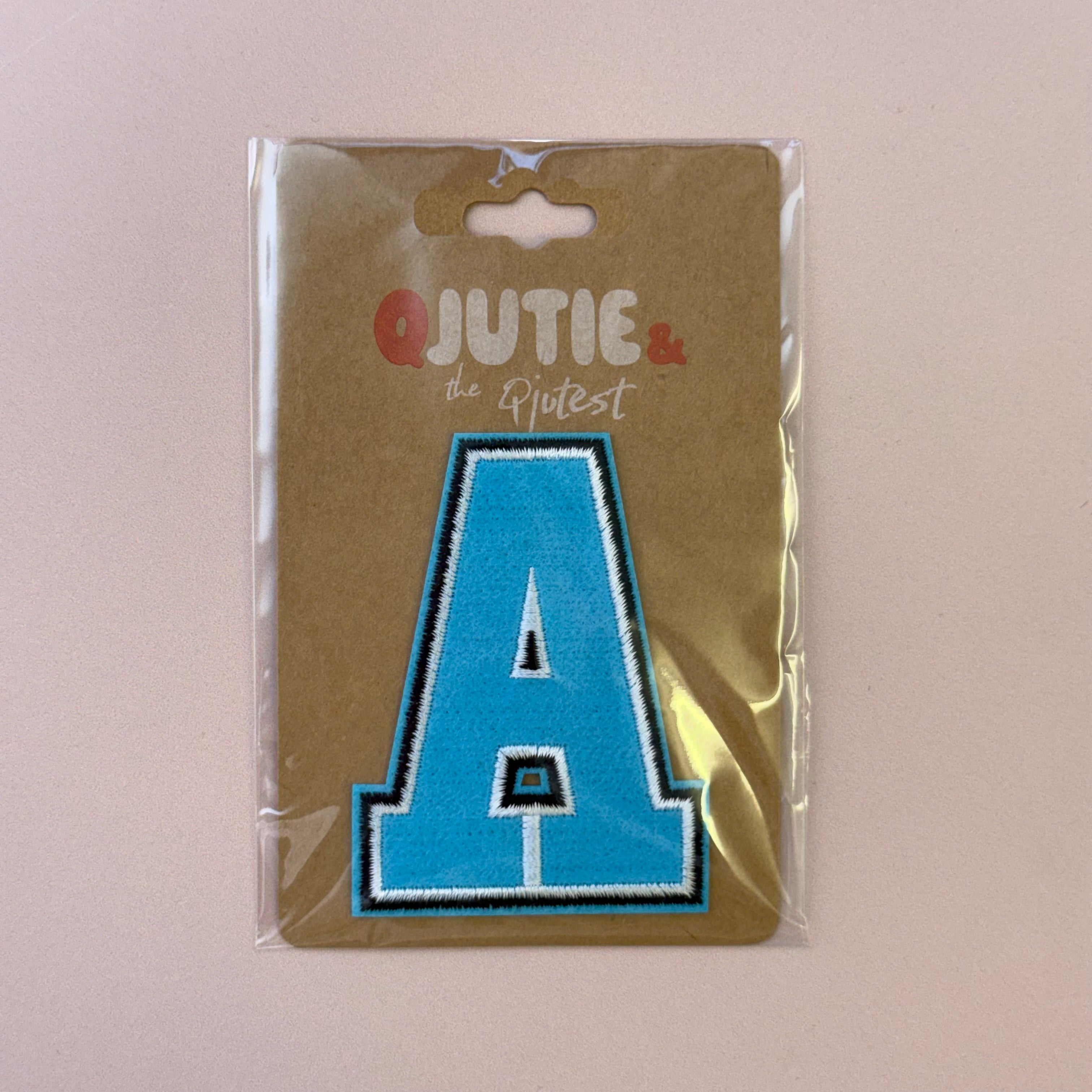 Iron on Patch - Blue ‘A’