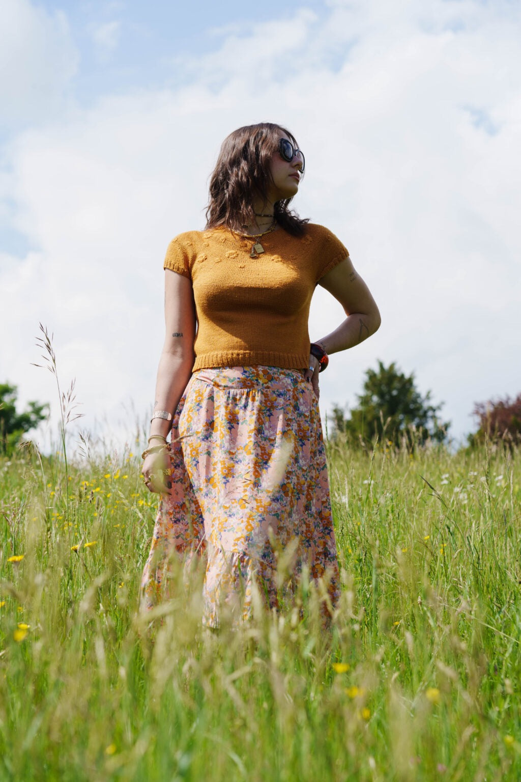 Lise Tailor - Gold Rush Viscose Fabric