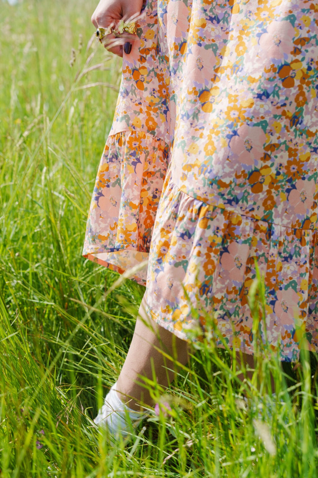 Lise Tailor - Gold Rush Viscose Fabric