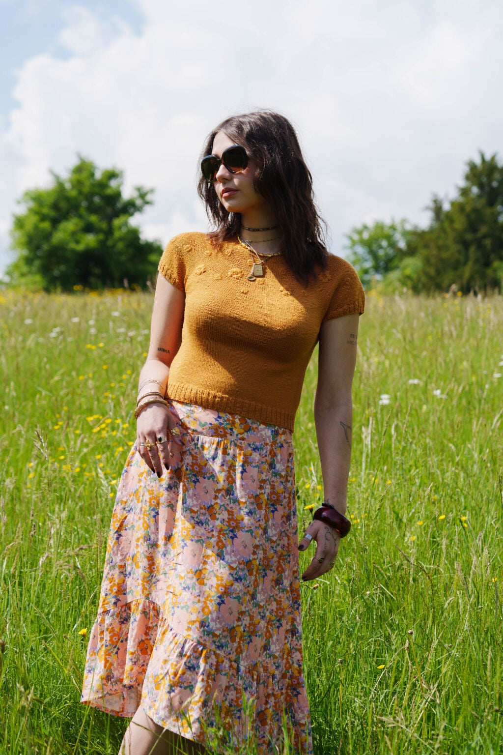 Lise Tailor - Gold Rush Viscose Fabric