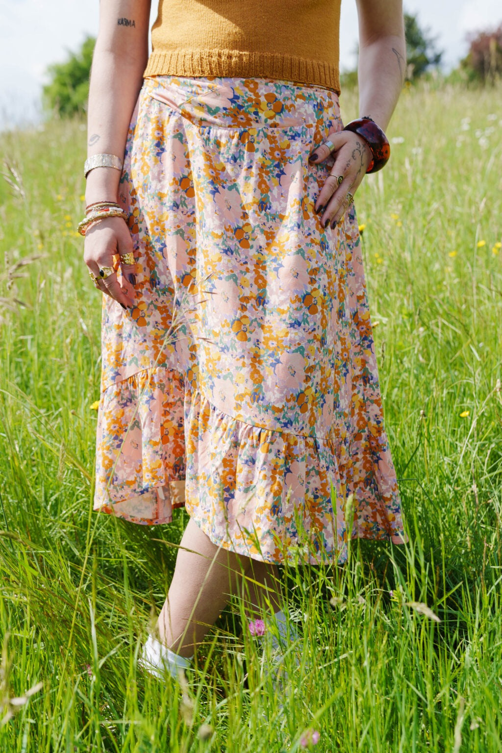 Lise Tailor - Gold Rush Viscose Fabric