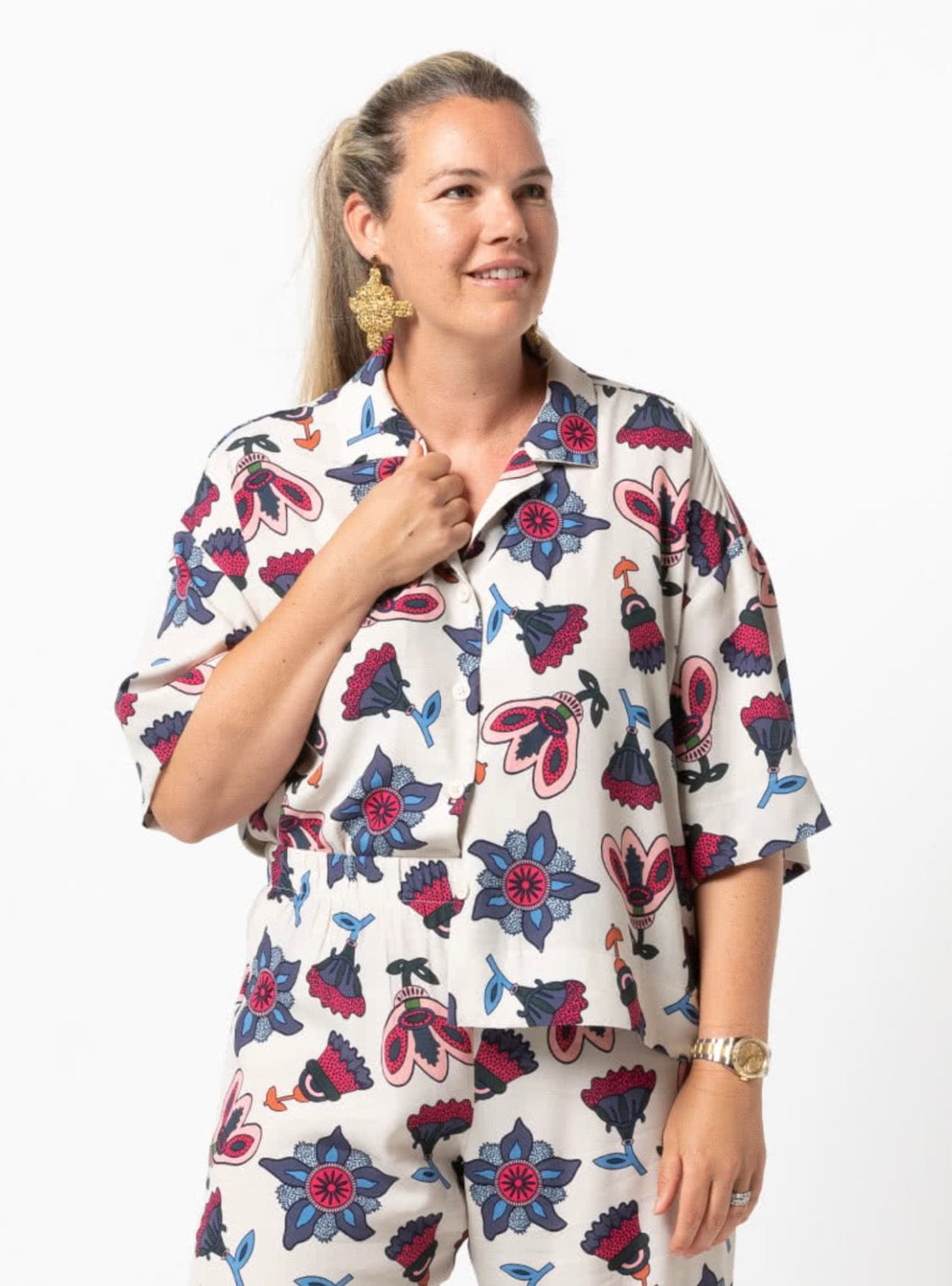 Style ARC - Albie Woven Shirt (Sizes 18 - 30)  Sewing Pattern