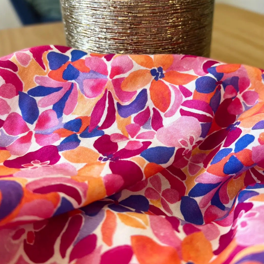 My Dress Made - Bloom Viscose Poplin Fabric